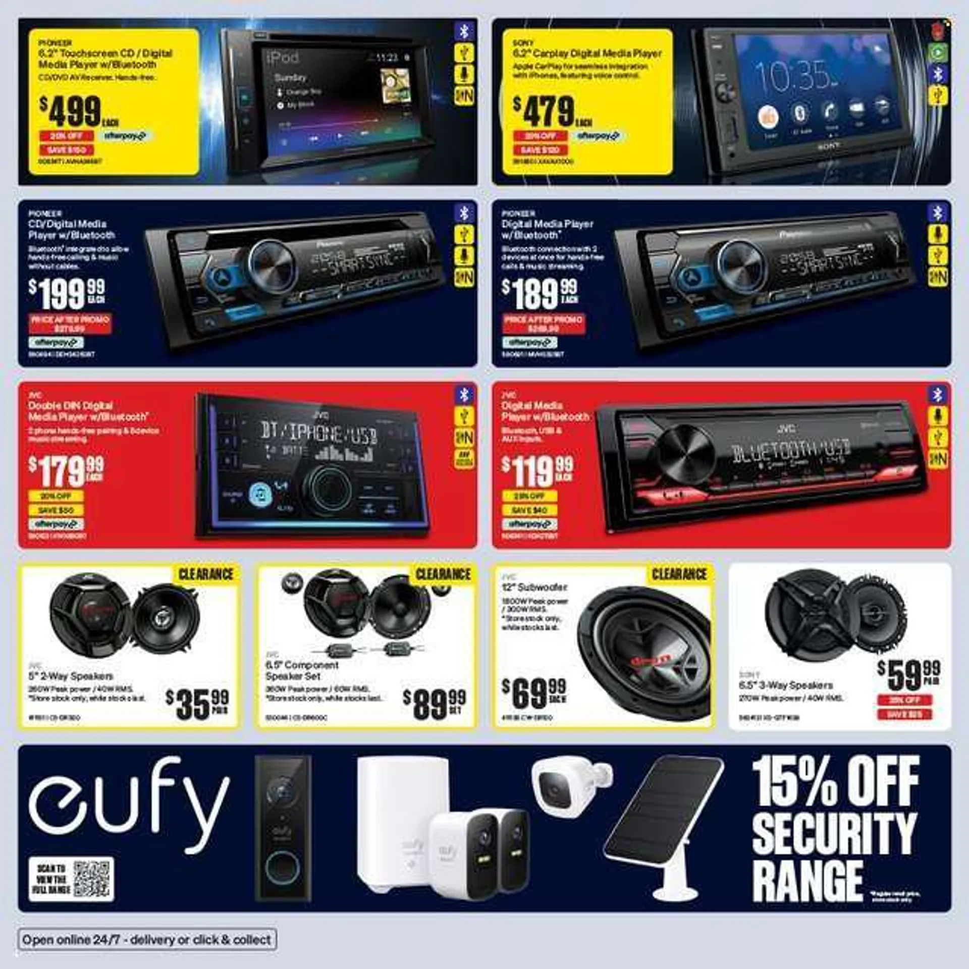 SuperCheap Auto mailer - 28.07.2022 - 07.08.2022 - Sales products - Sony, JVC, Pioneer, media player, speaker, subwoofer. Page 4.