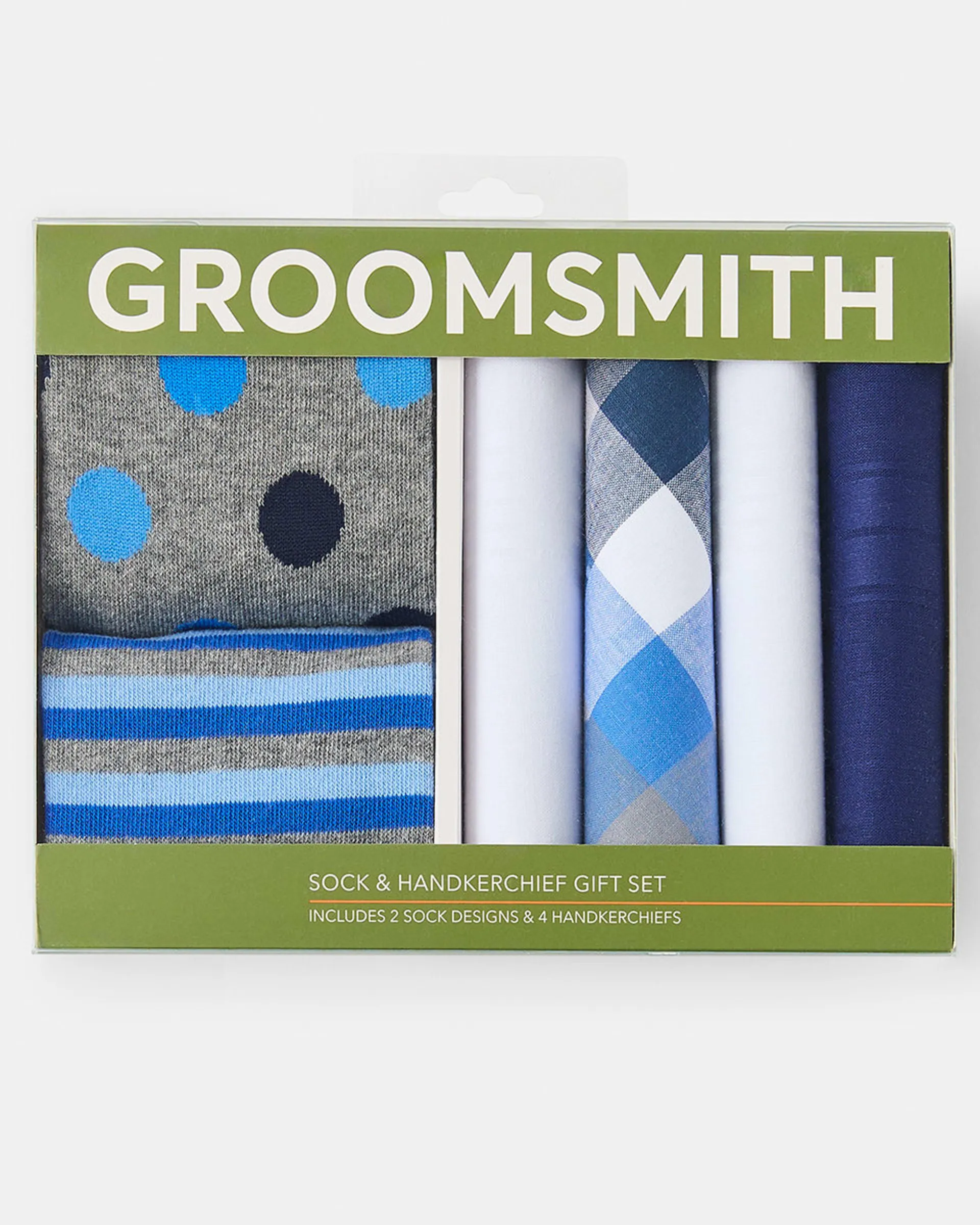 Groomsmith Sock and Handkerchief Gift Set