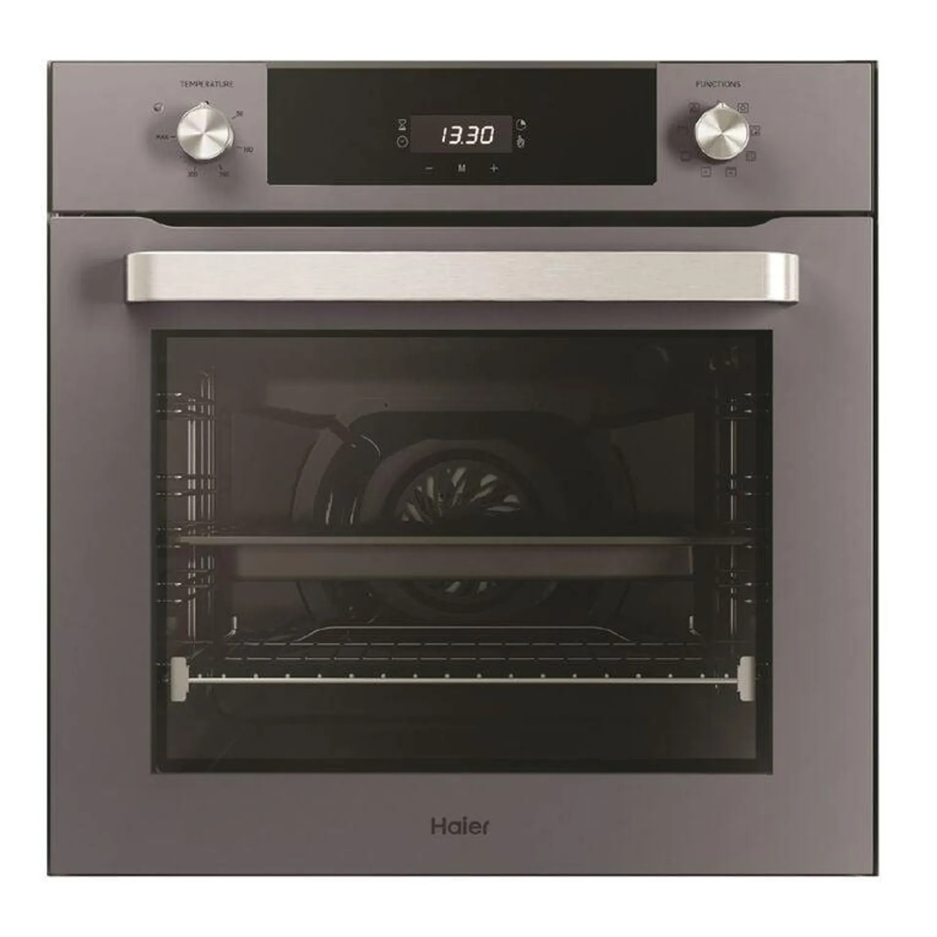 Haier Single 70L Oven 7 Function with Air Fry Tray Grey