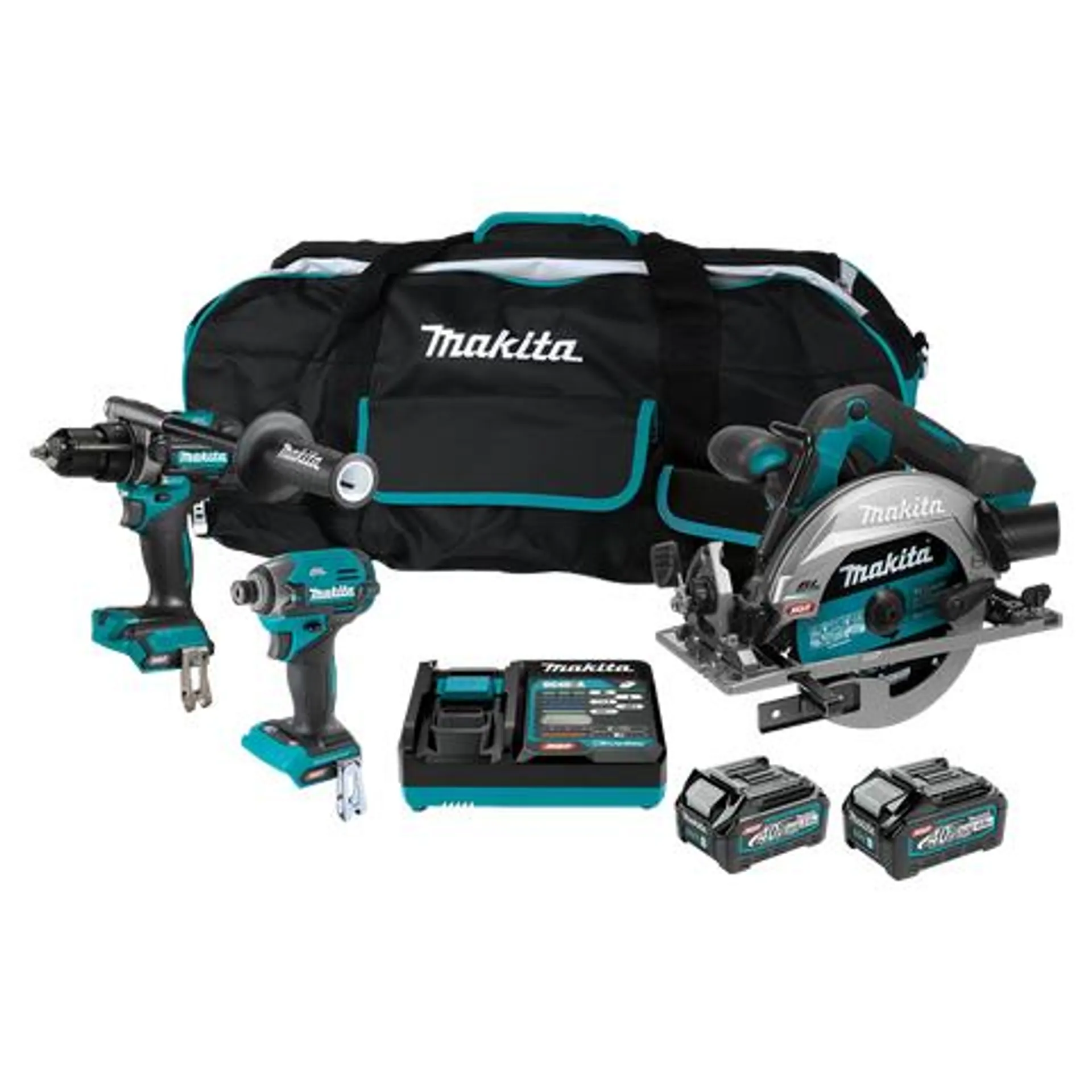 Makita XGT Cordless Combo Kit Brushless 3pc 40V 2.5/4Ah