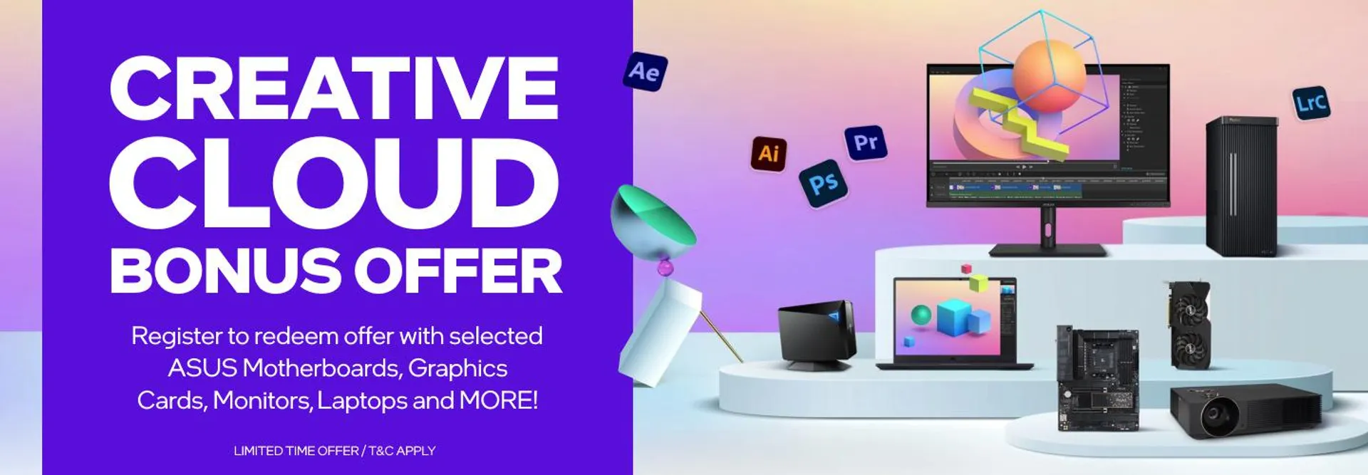 Asus Adobe Creative Cloud Bonus!