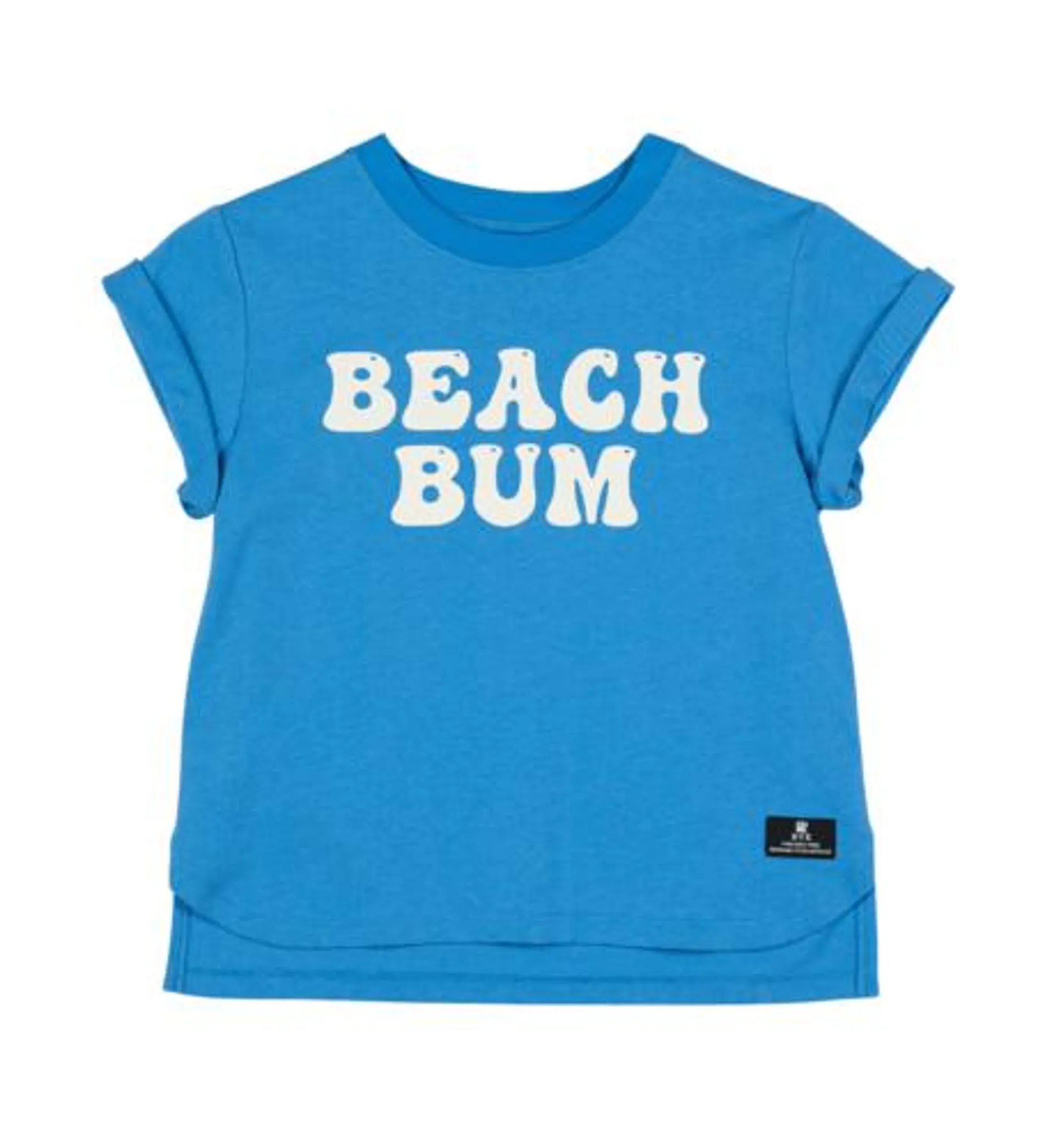 Rock Your Kid Blue Beach Bum T-Shirt Boxy Fit