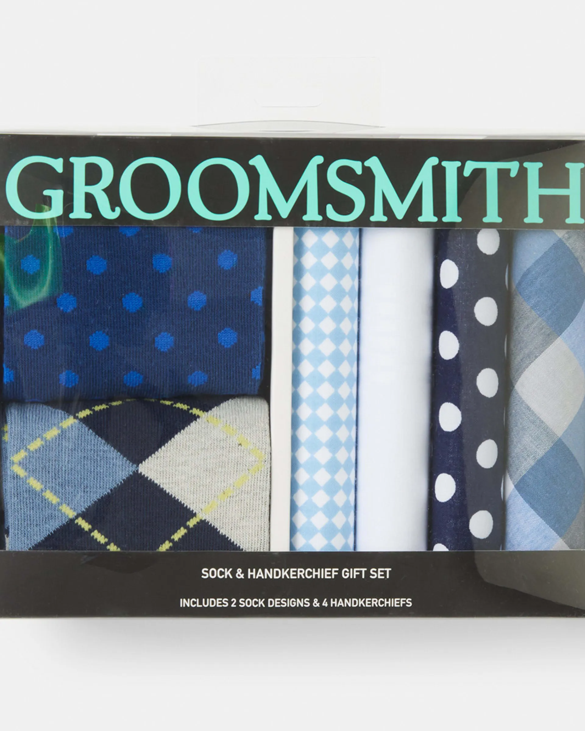 Groomsmith Sock and Handkerchief Gift Set