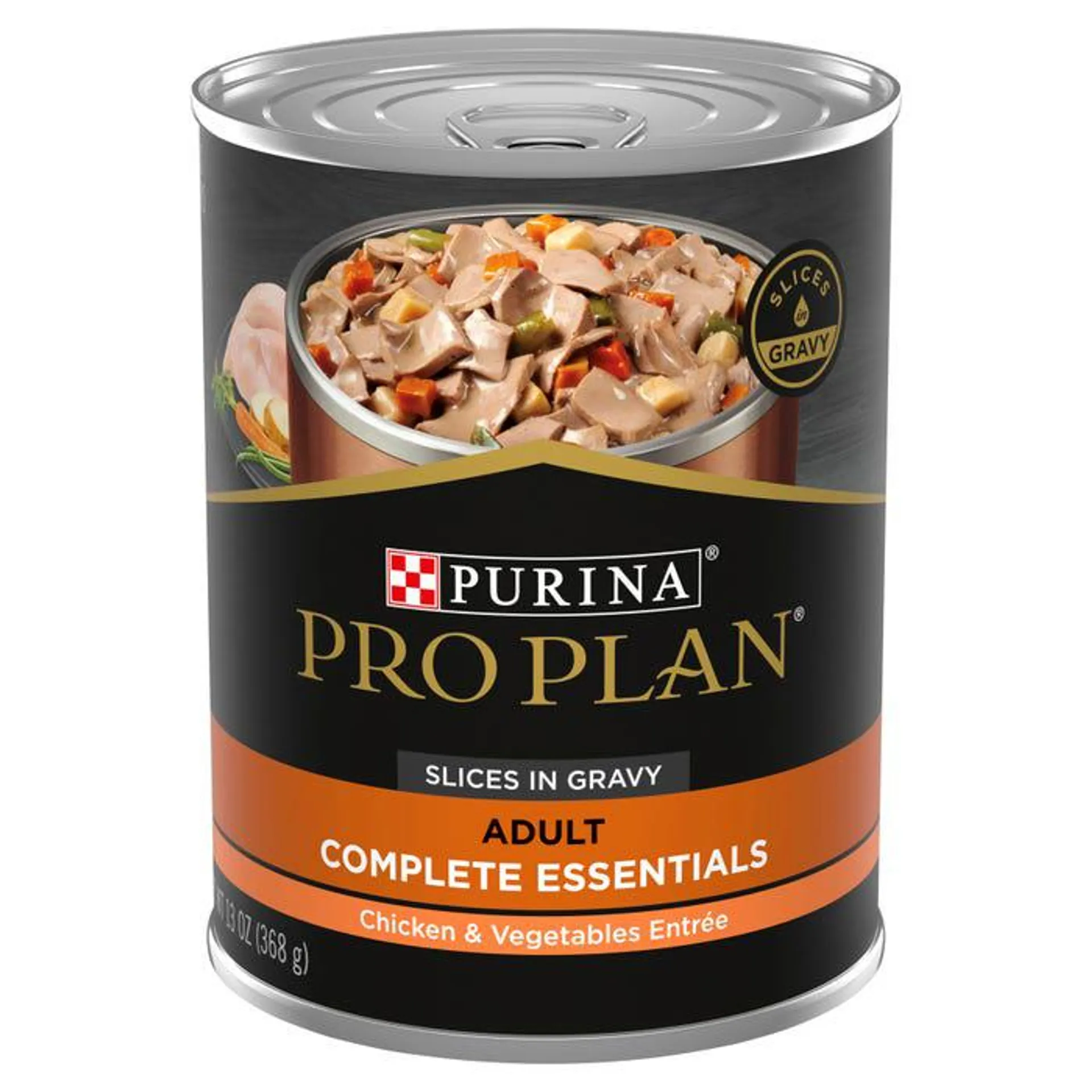 Pro Plan Adult Sliced Chicken And Vege Dog Food 368g