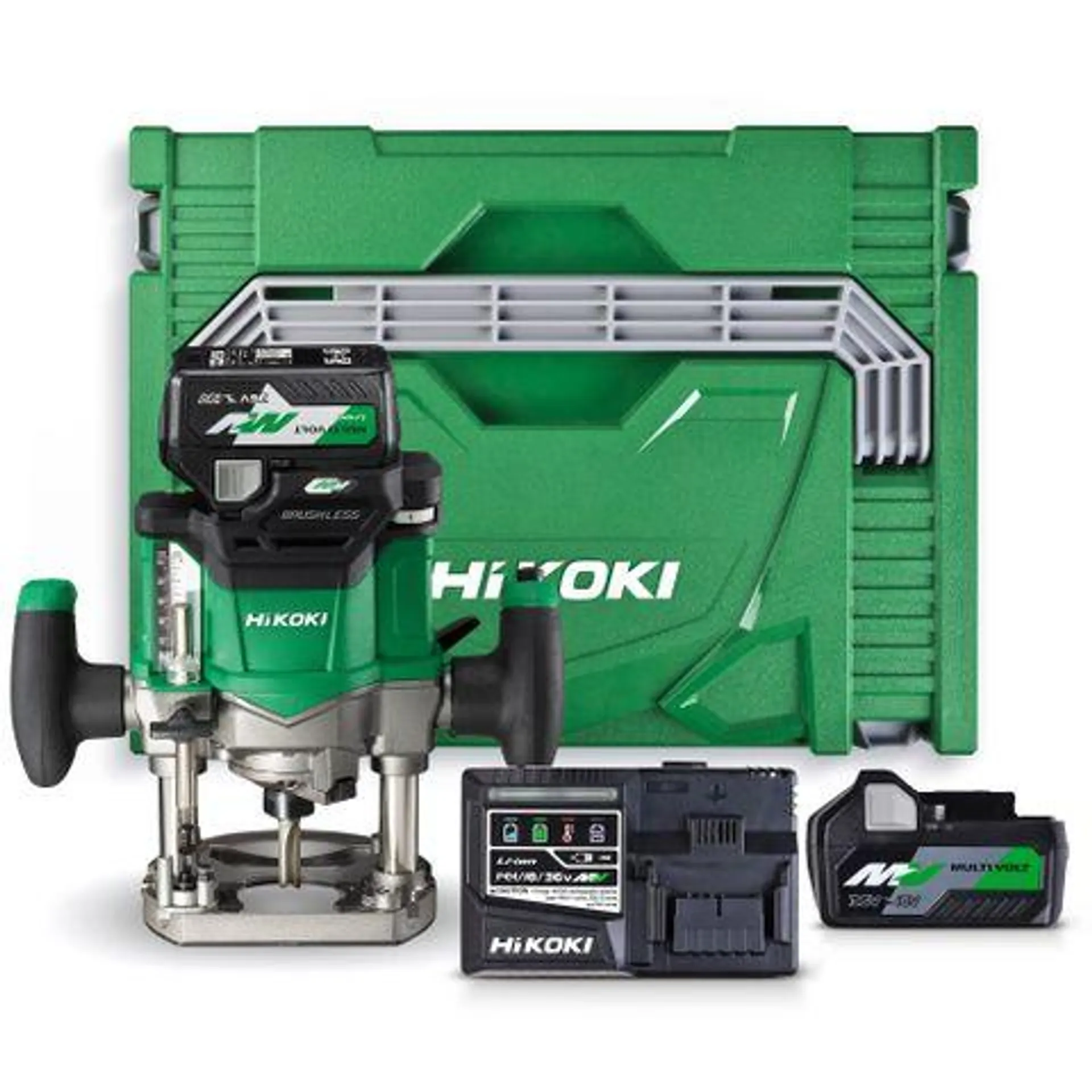 HiKOKI Cordless Router Brushless 1/2in 36v Kit