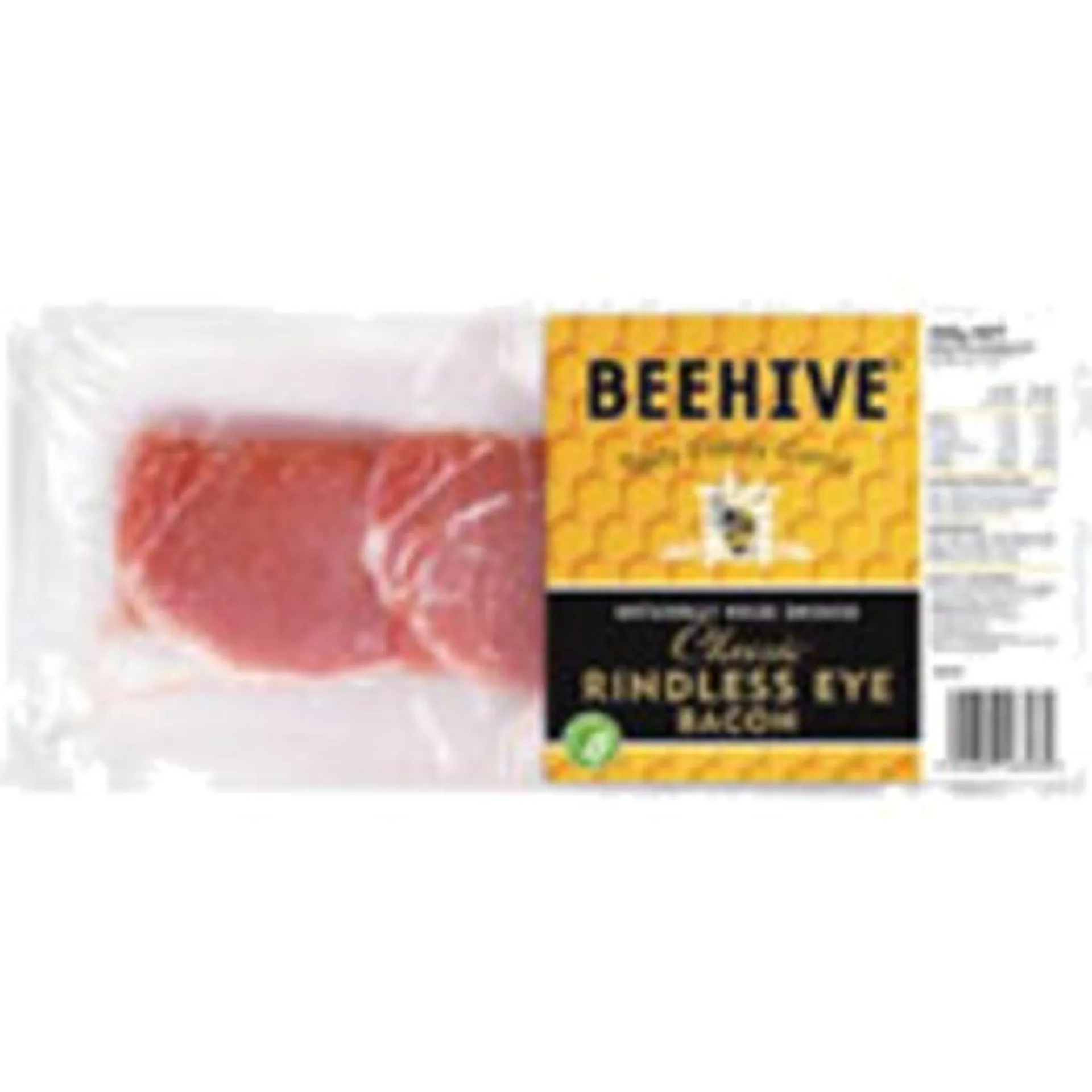 Beehive Bacon Rindless Eye 250g
