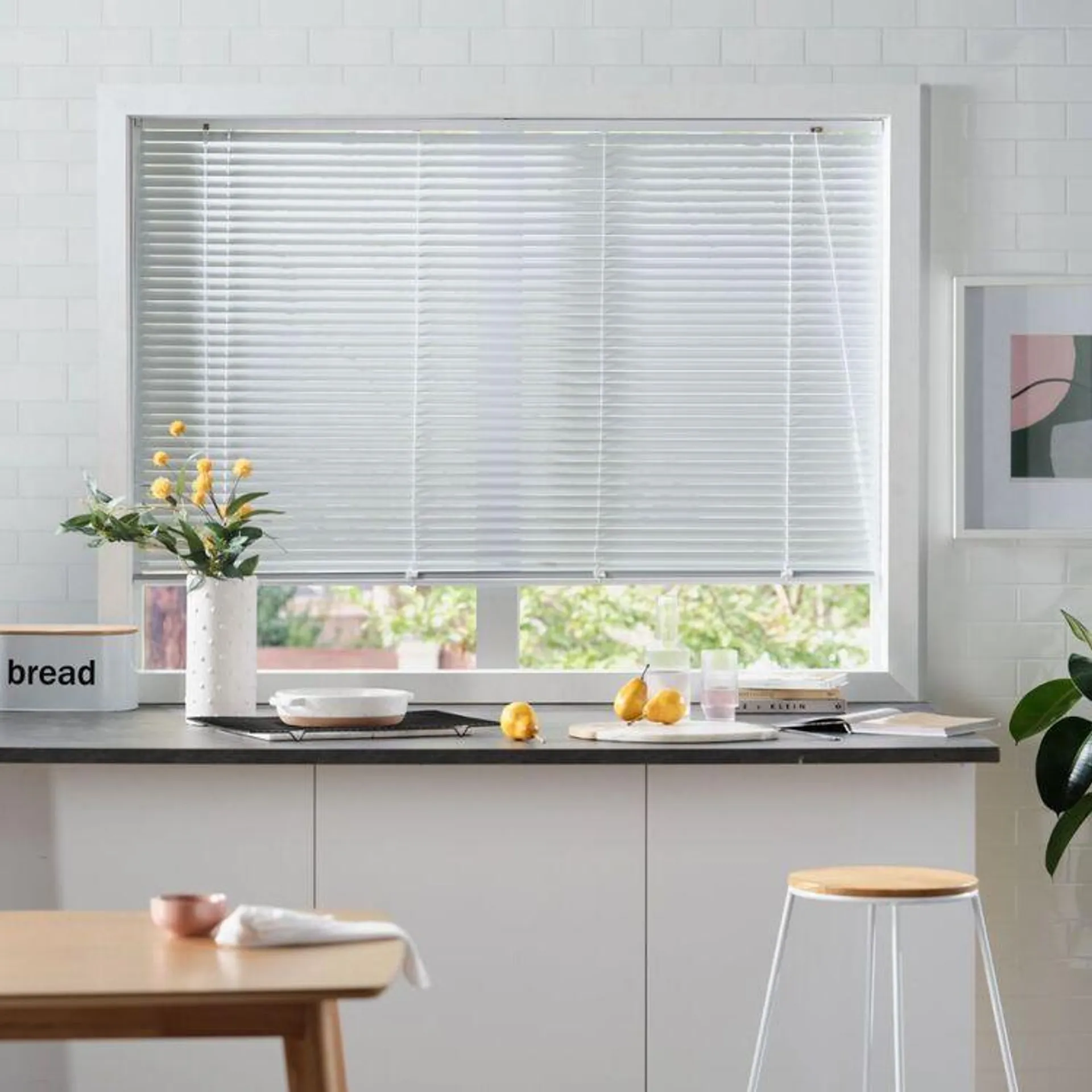 Windowshade 25 mm Aluminium Venetian Blind Bright White