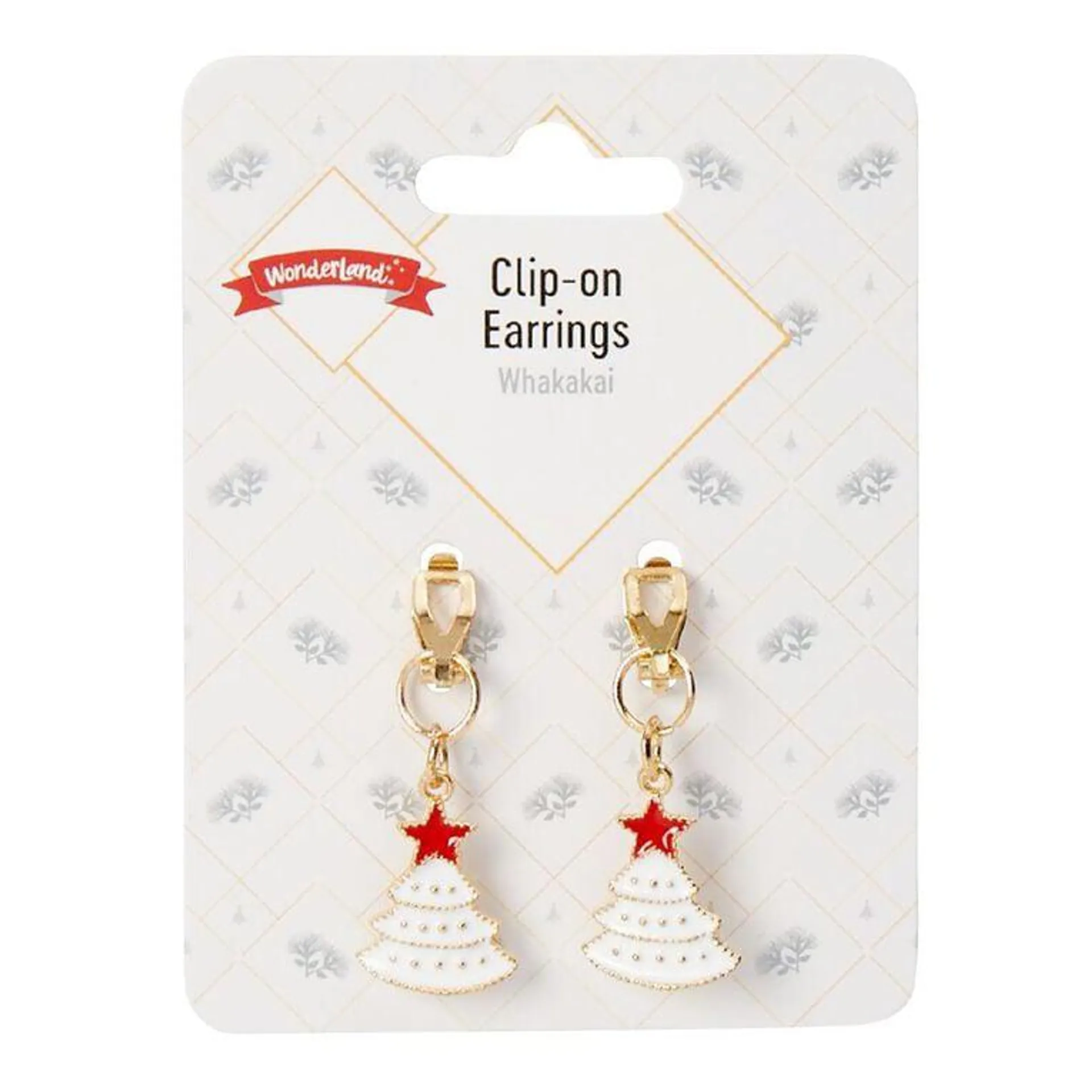 Wonderland Clip-on Earrings