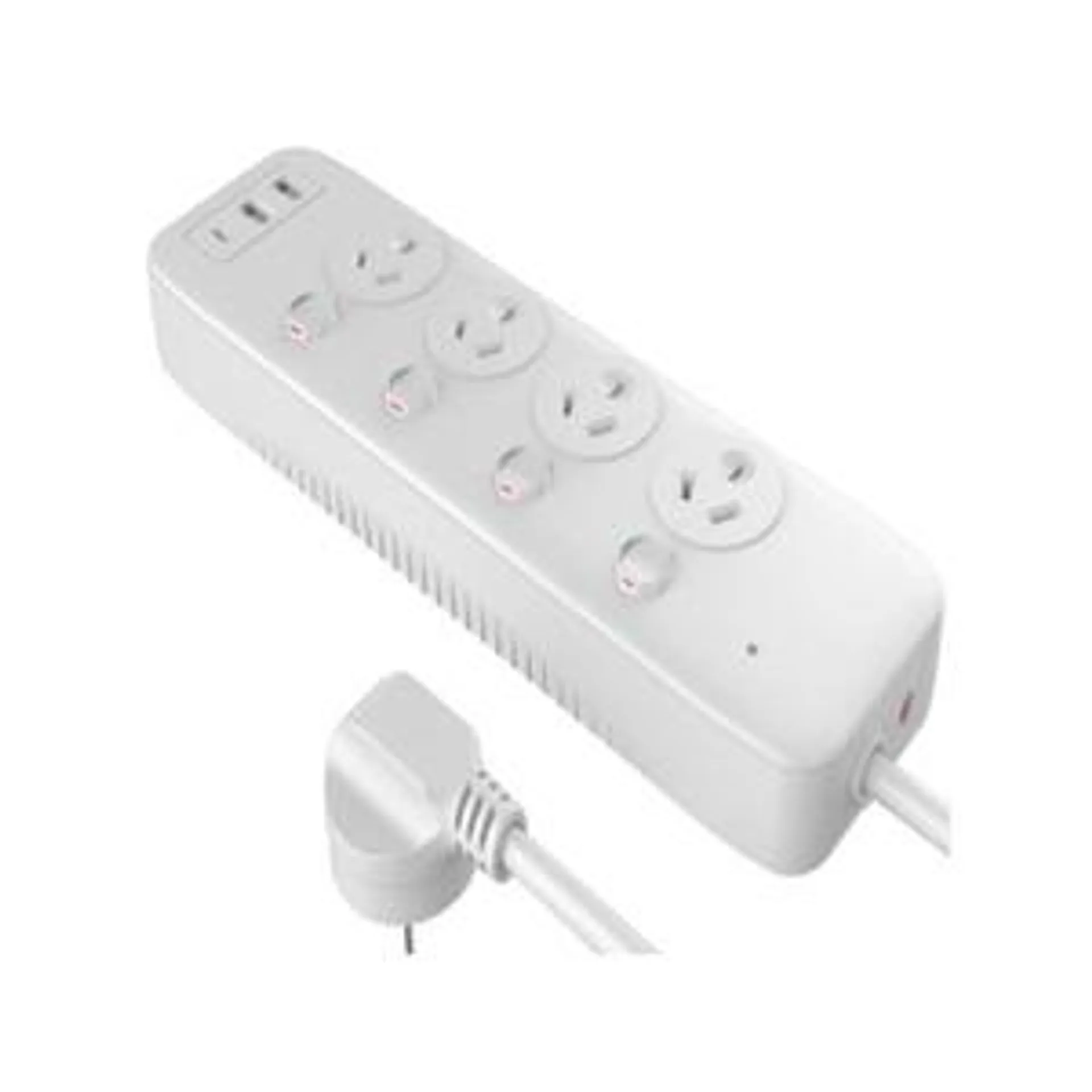Power Board 4Way Switched/Surge Protected 2x USB-A 1x USB-C