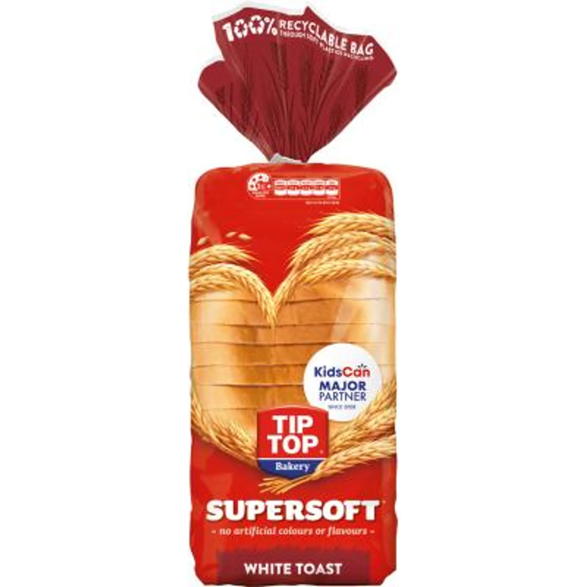 Tip Top Supersoft White Toast Bread