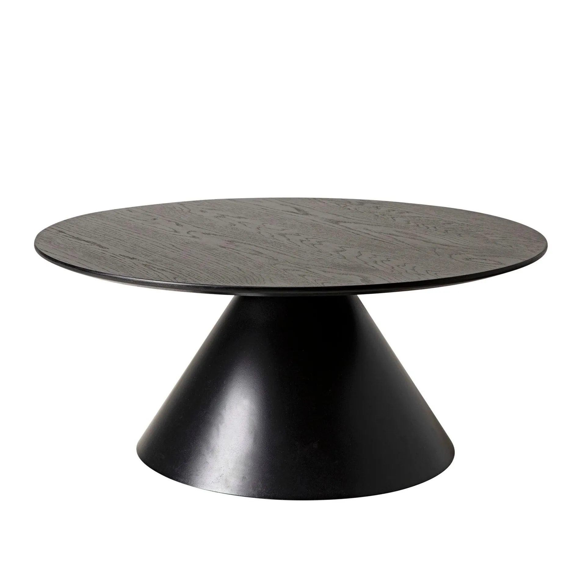 Conic Round Coffee Table Black
