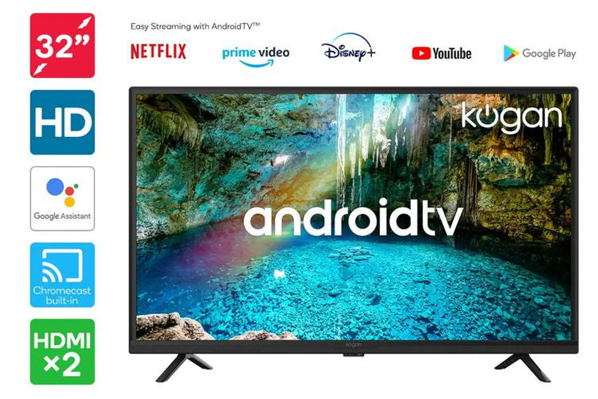 Kogan 32" LED Smart Android TV - RH9220