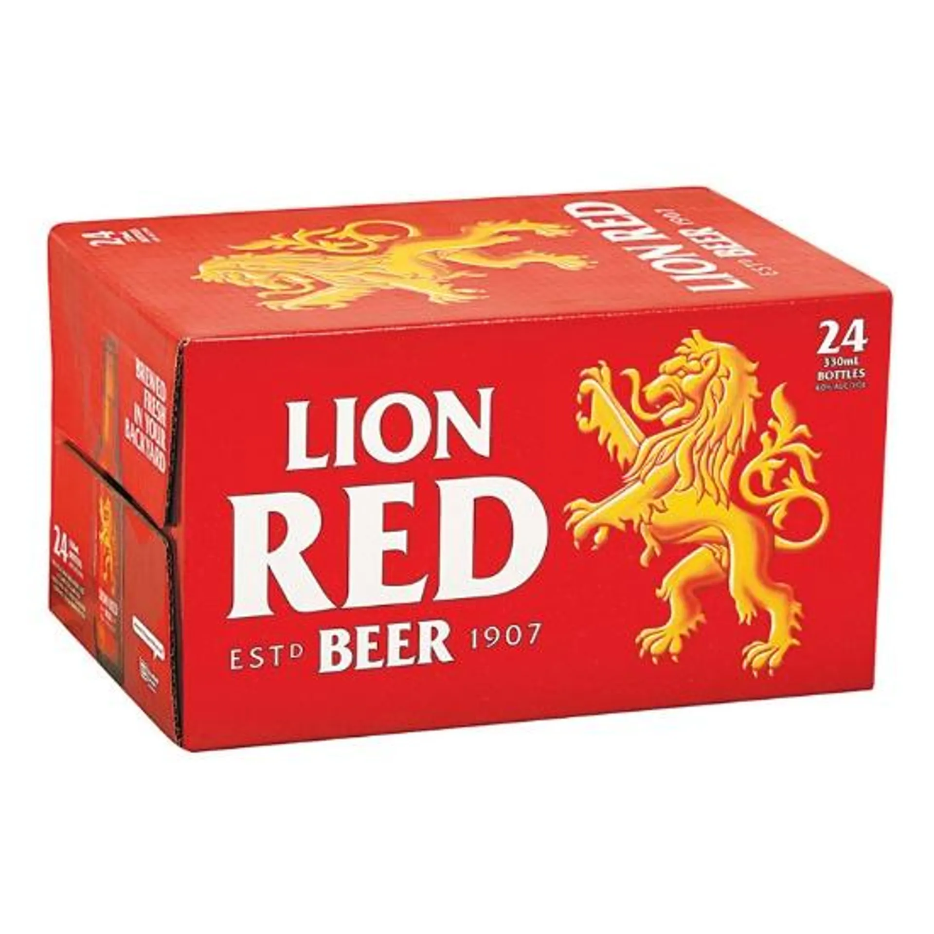 Lion Red Bottles 24x330ml