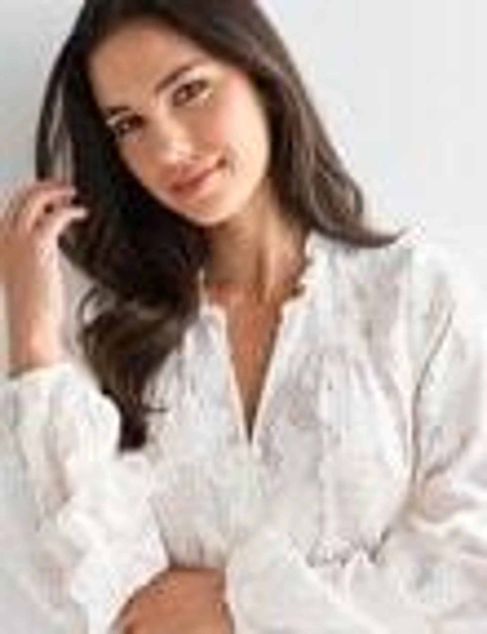 Whistle Long Sleeve Ruffle Jacquard Blouse, Ivory