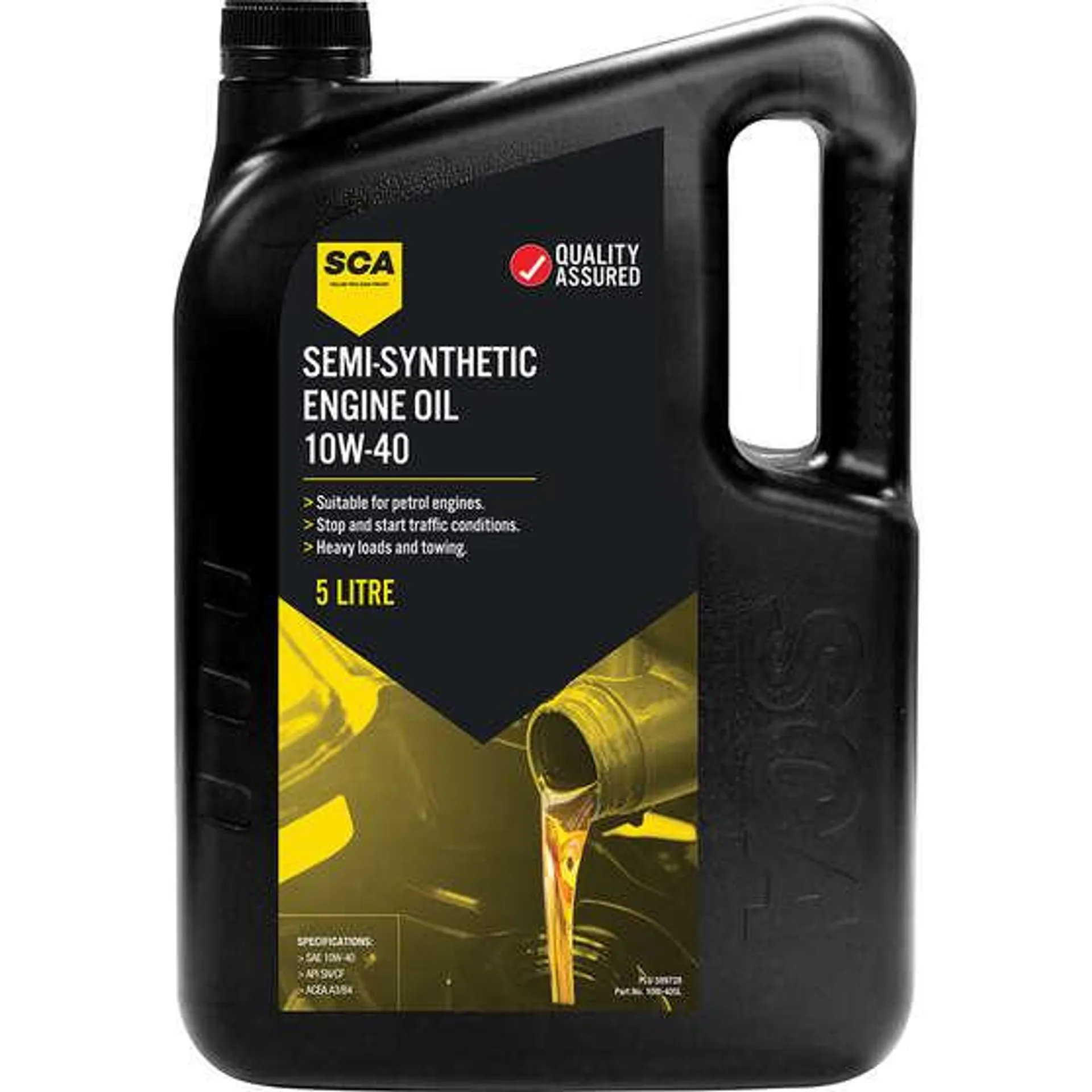 SCA Semi Synthetic Engine Oil 10W-40 5 Litre