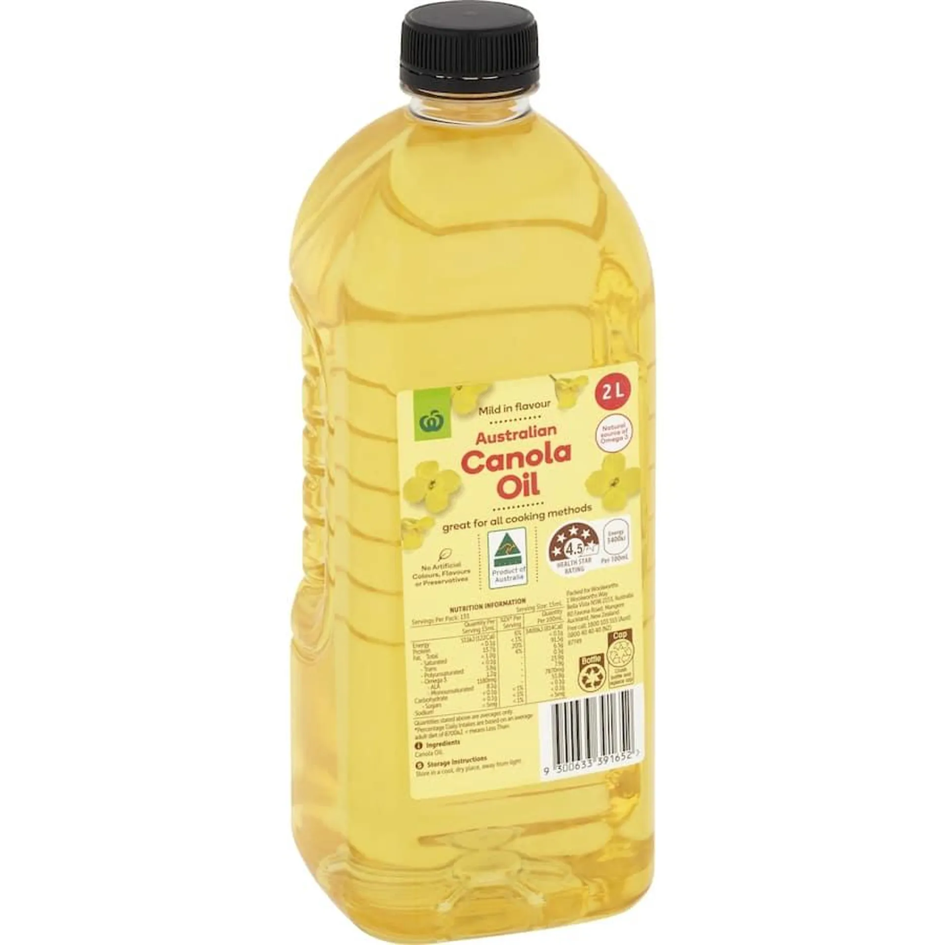 Woolworths Canola Oil