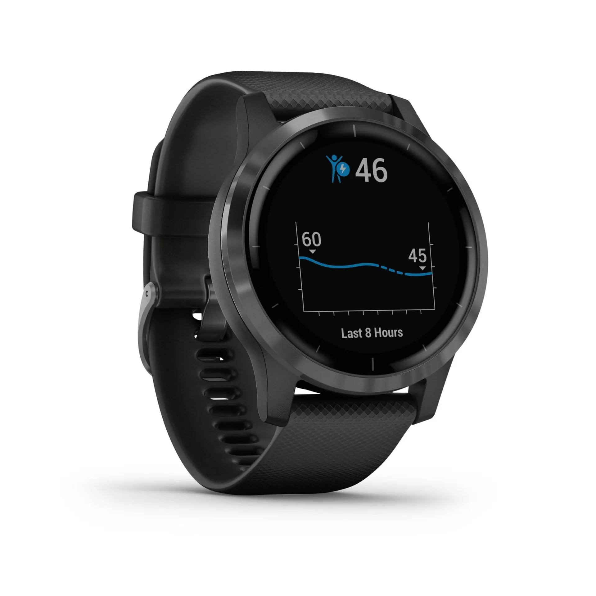 Garmin Vivoactive 4 Sports Watch (Black/Slate)