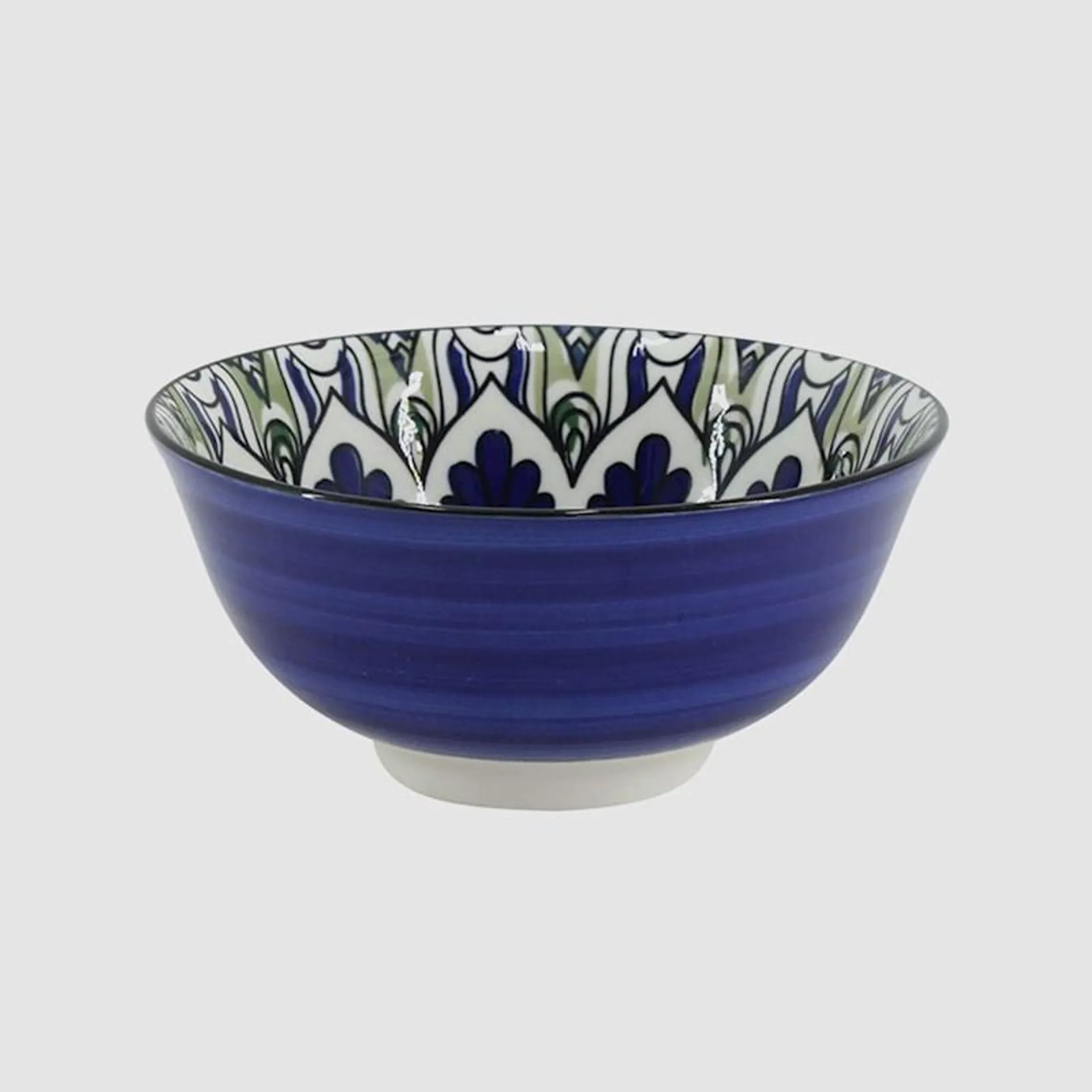 Arthouse Maroc Porcelain Bowl 15.5cm Green/Blue