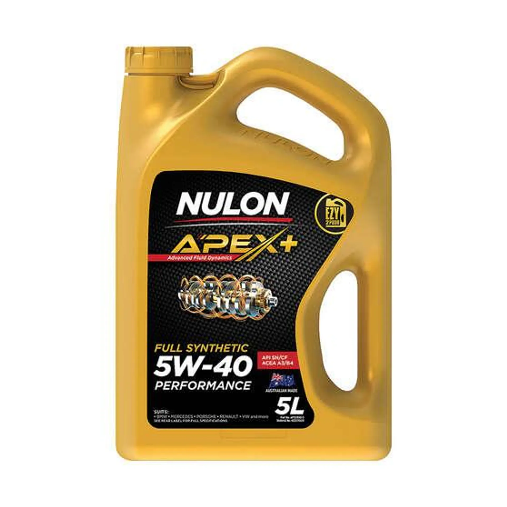 Nulon Full Synthetic Long Life Engine Oil - 5W-40 5 Litre