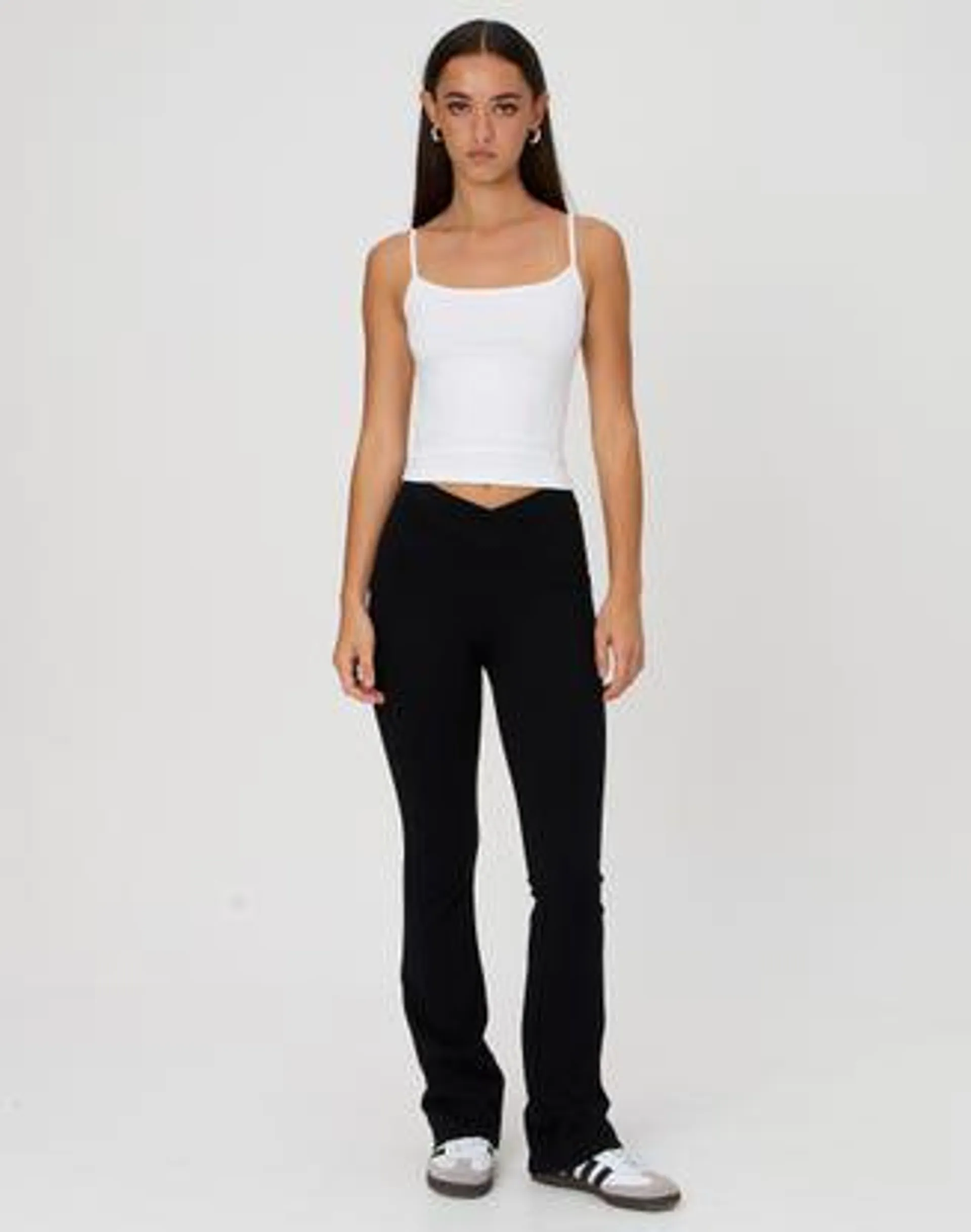 V Front Ponte Pant