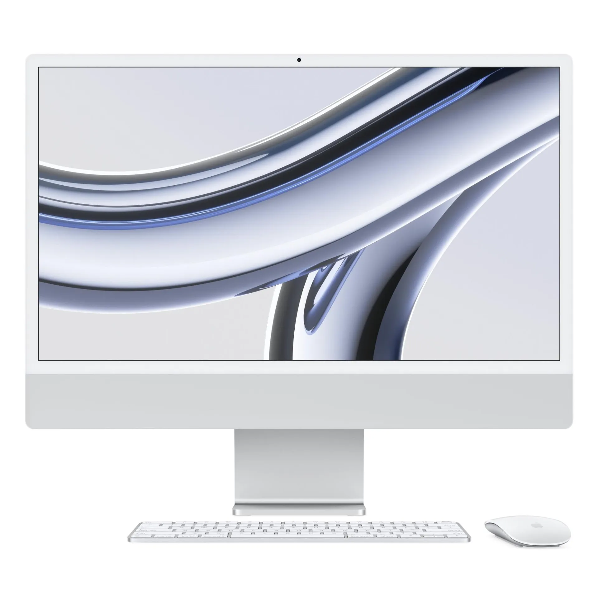 Apple iMac with Retina 4.5K Display 24-inch, M3 Chip 8-core GPU 256GB (Silver) [2023]