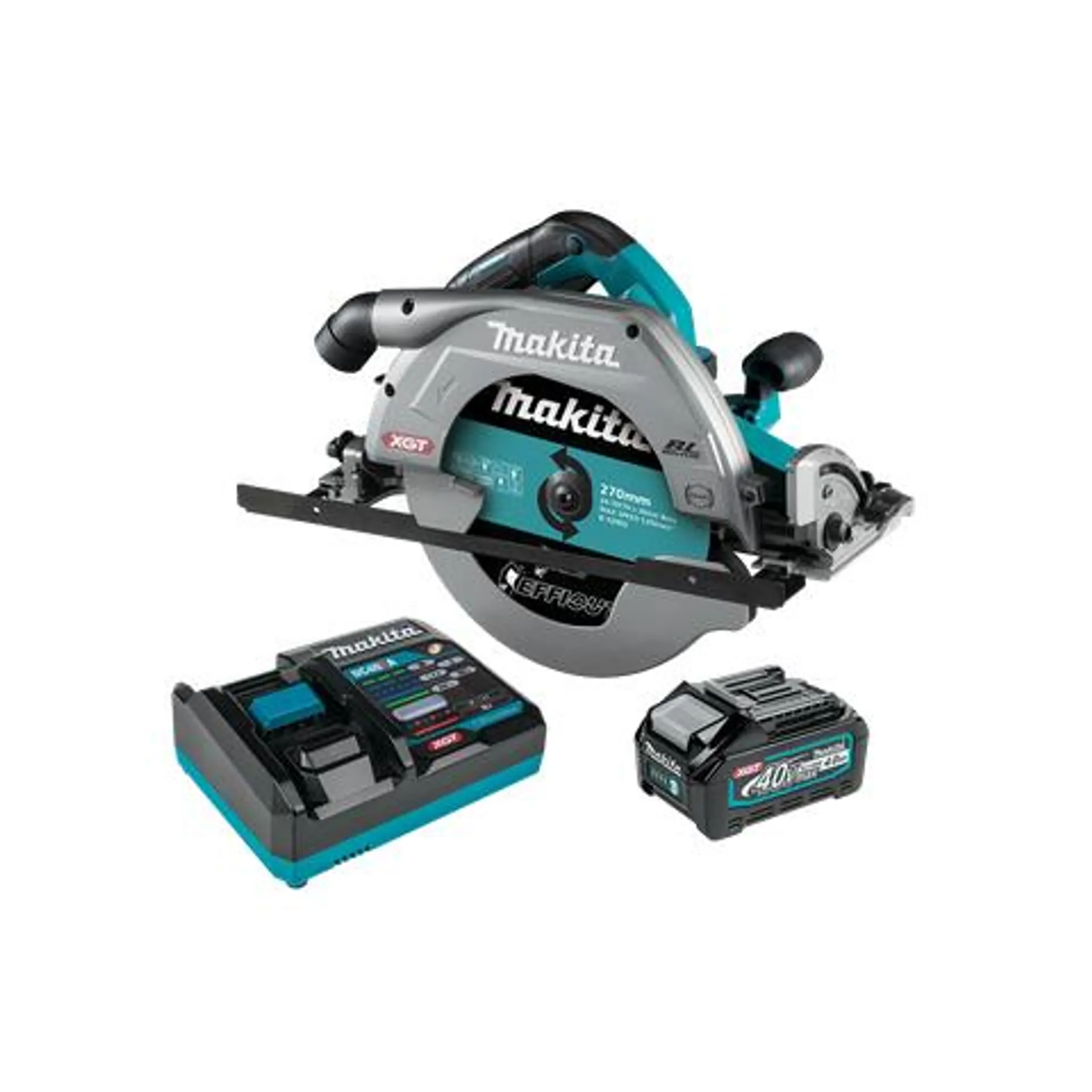 Makita XGT Cordless Circular Saw Brushless 270mm 40V 4Ah x 1