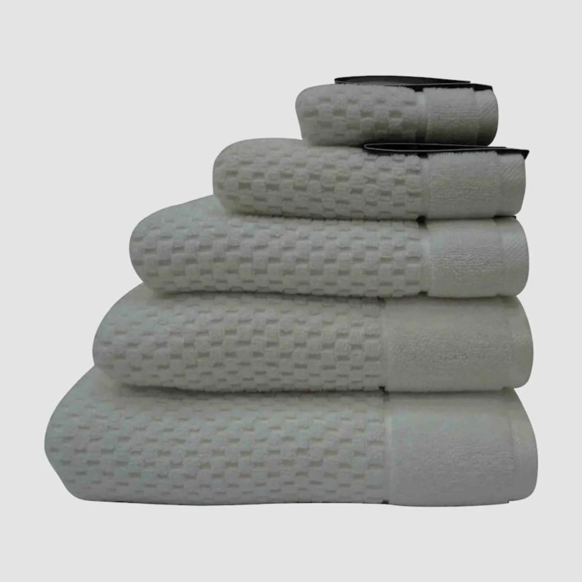 Urban Loft Cobblestone Dobby Spa Towel