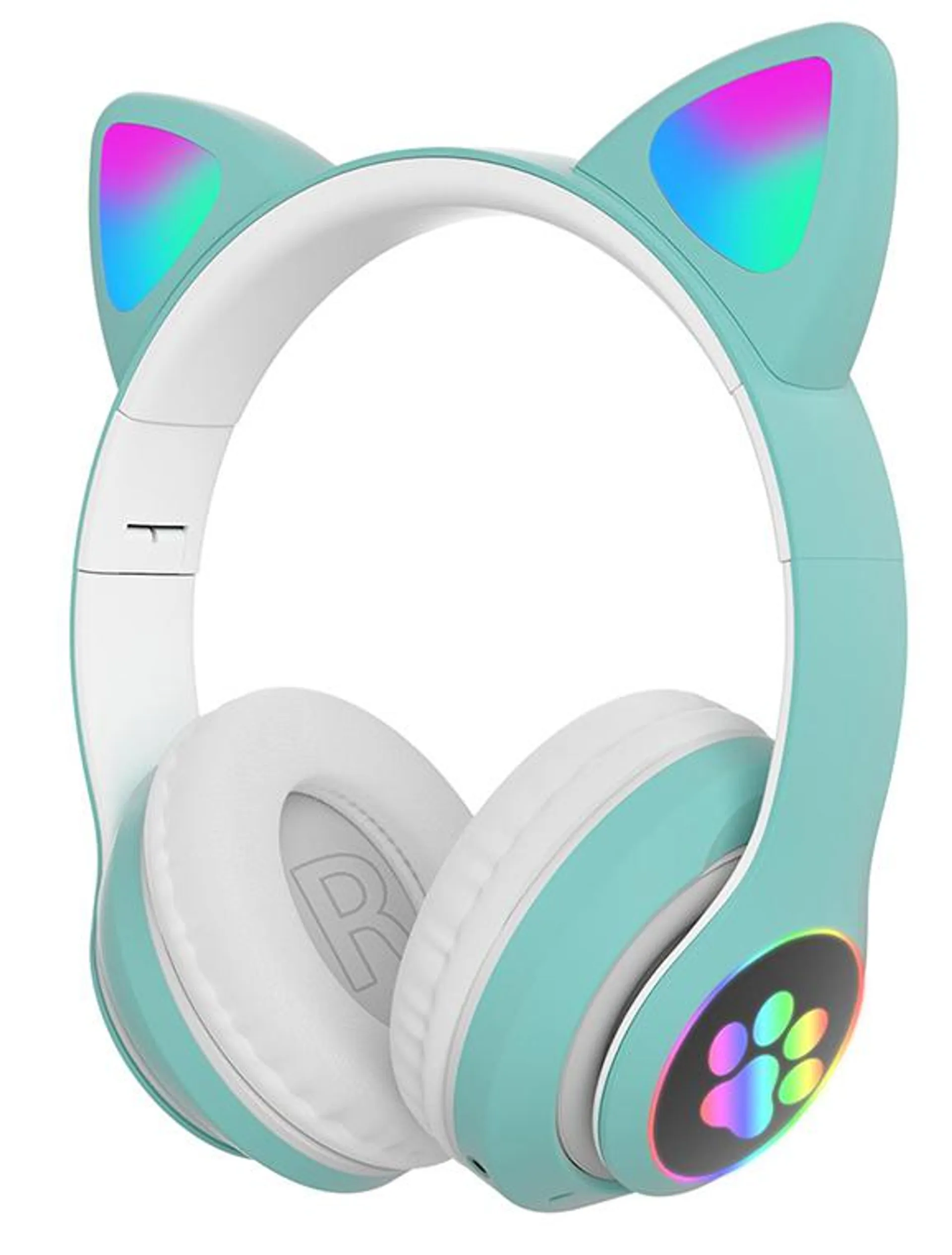 Flash Light Cute Cat Ears Bluetooth Wireless Headphone