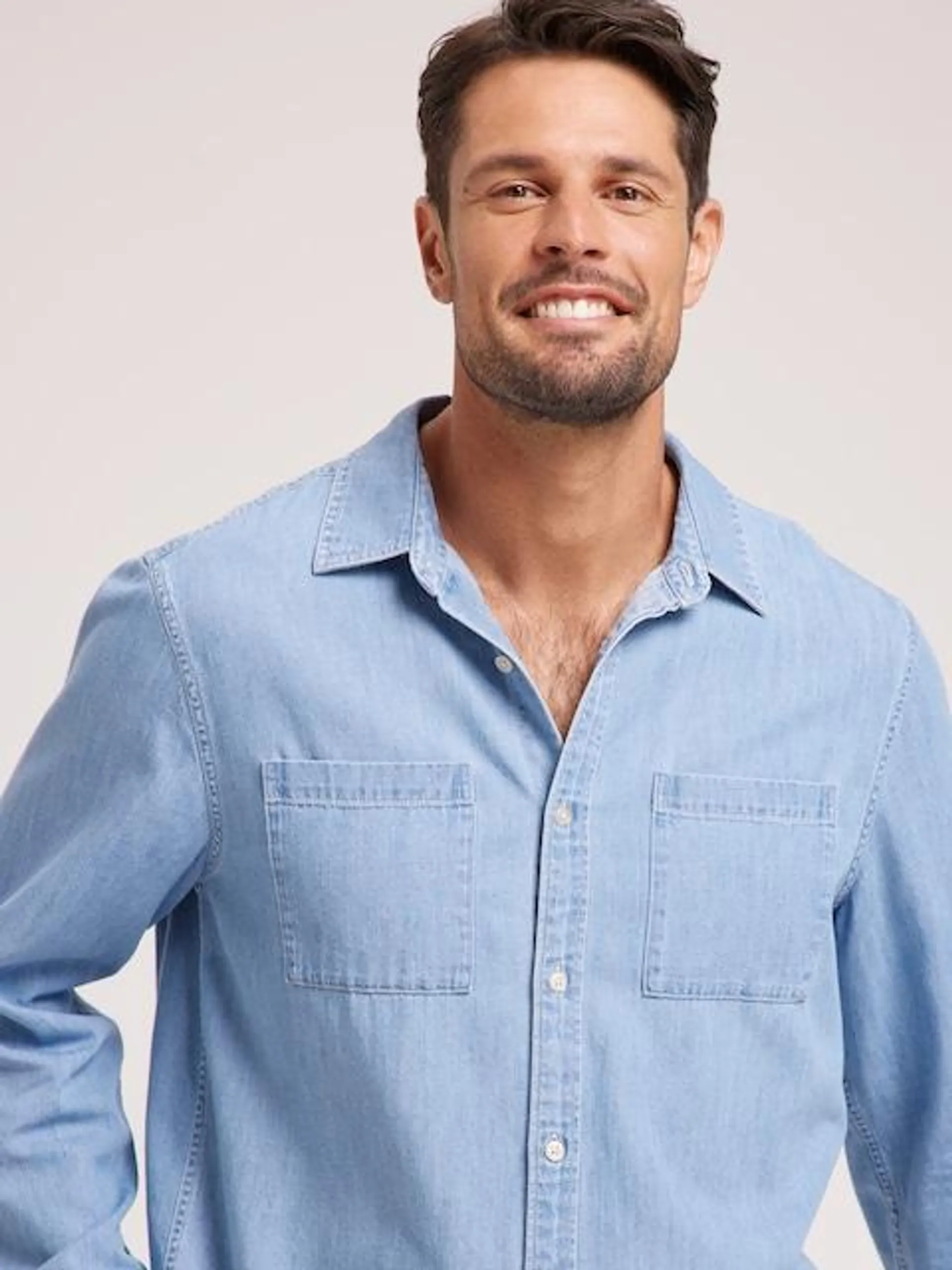 Just Jeans Long Sleeve Denim Overshirt