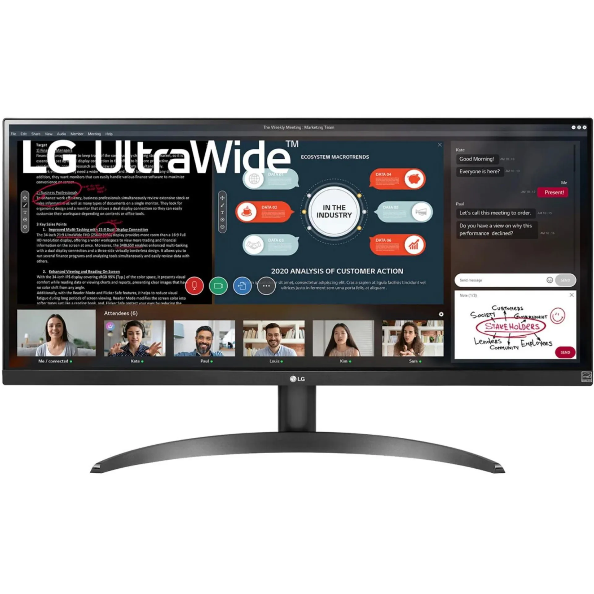 LG 29WP500-B 29" UltraWide FHD Monitor