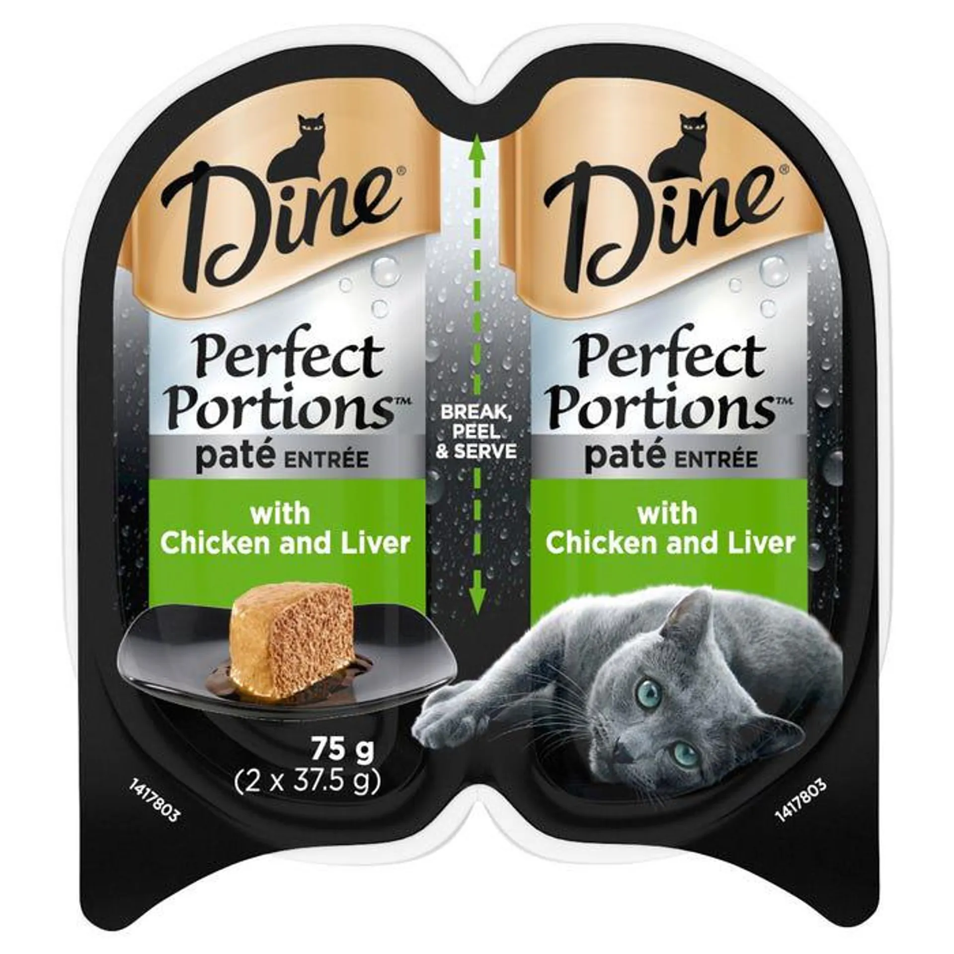 Dine Perfect Portions Pate Entree With Chicken And Liver 75g
