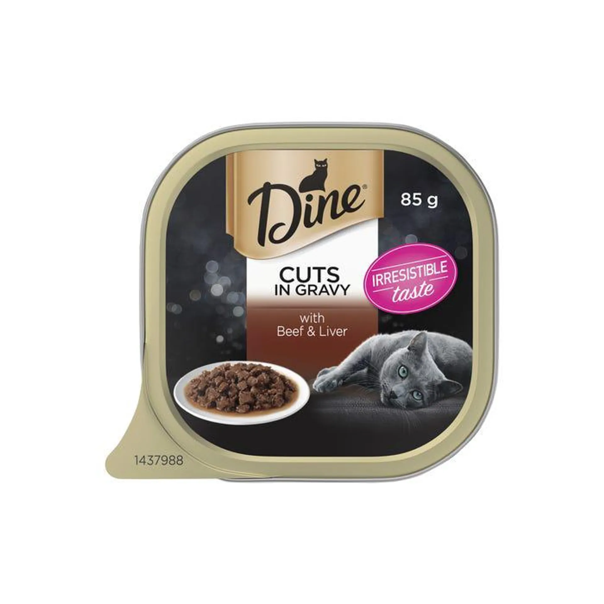 Dine Daily Cuts In Gravy With Beef & Liver Cat Food 85g