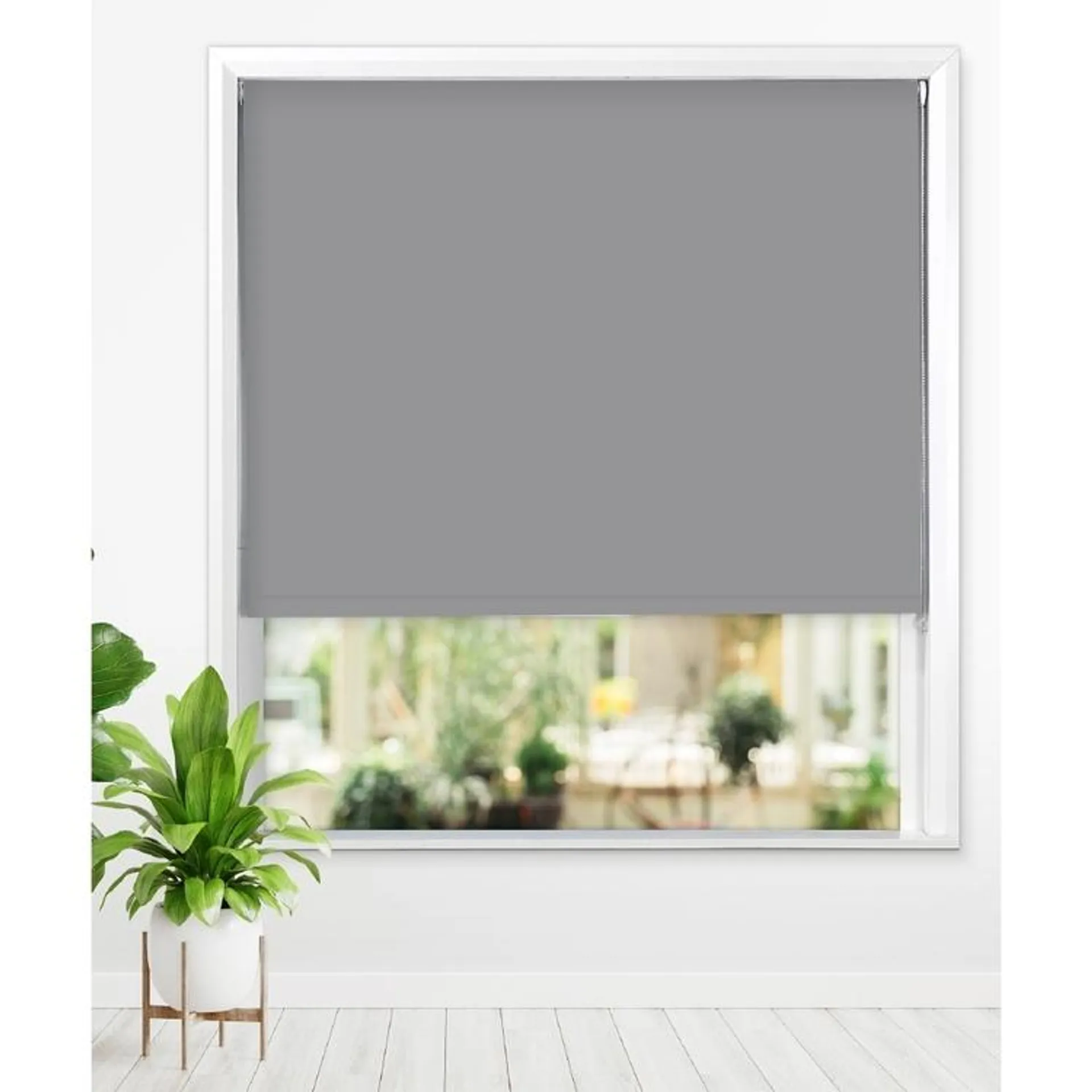 Windowshade Hudson Blockout Roller Blind Grey