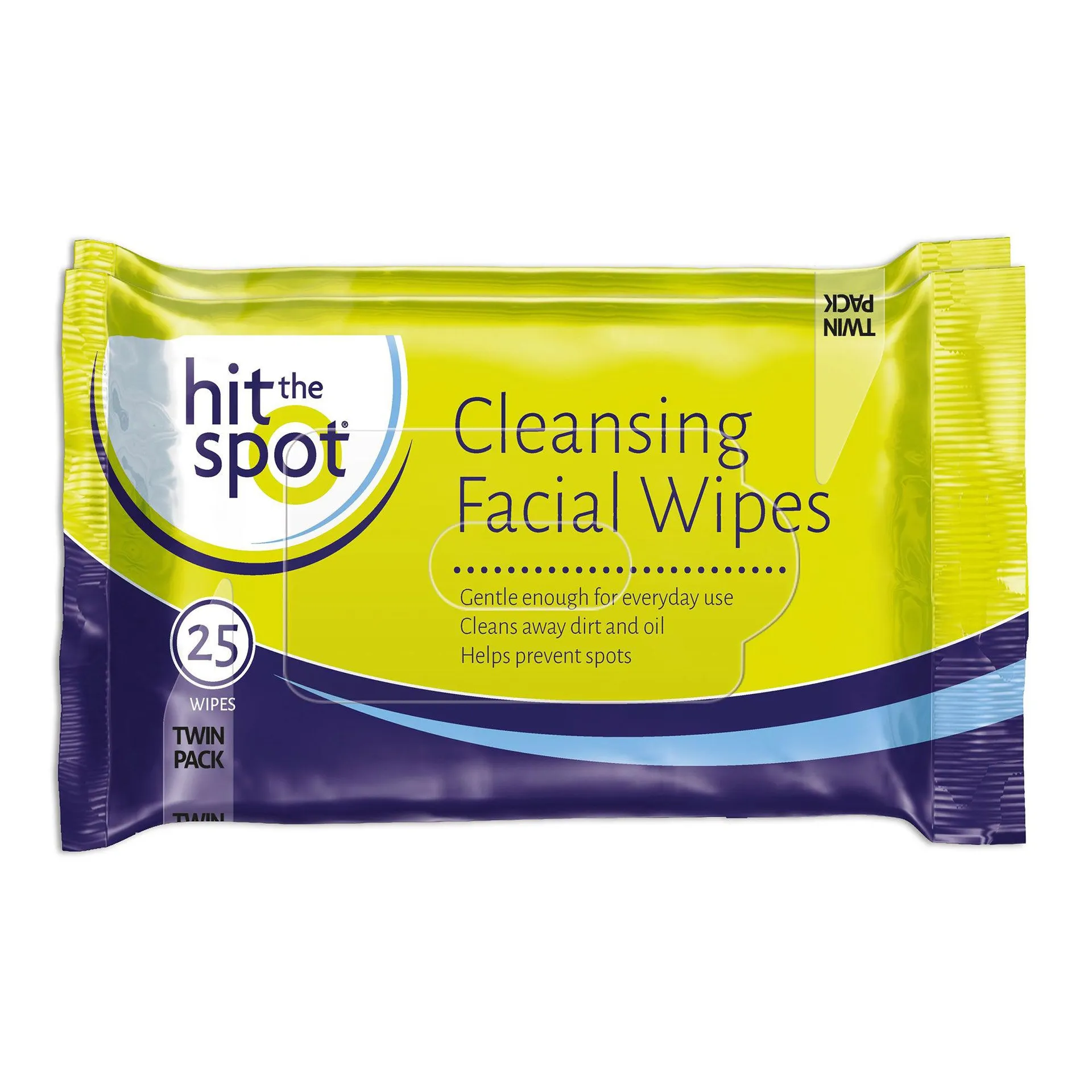 Hit The Spot Cleansing Facial Wipes 2x25pk
