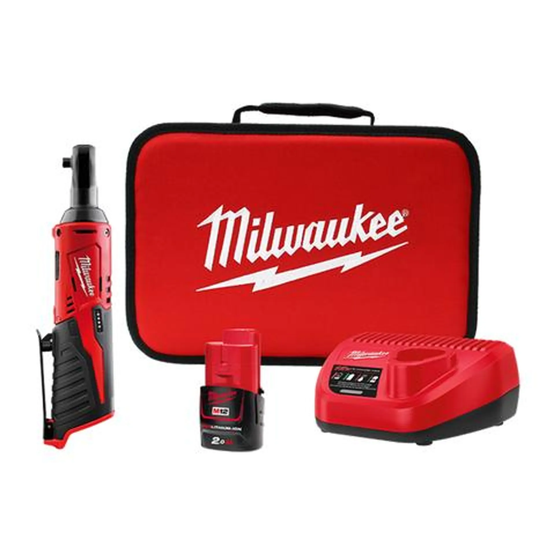 Milwaukee M12 Cordless Ratchet 3/8in 12V 2Ah