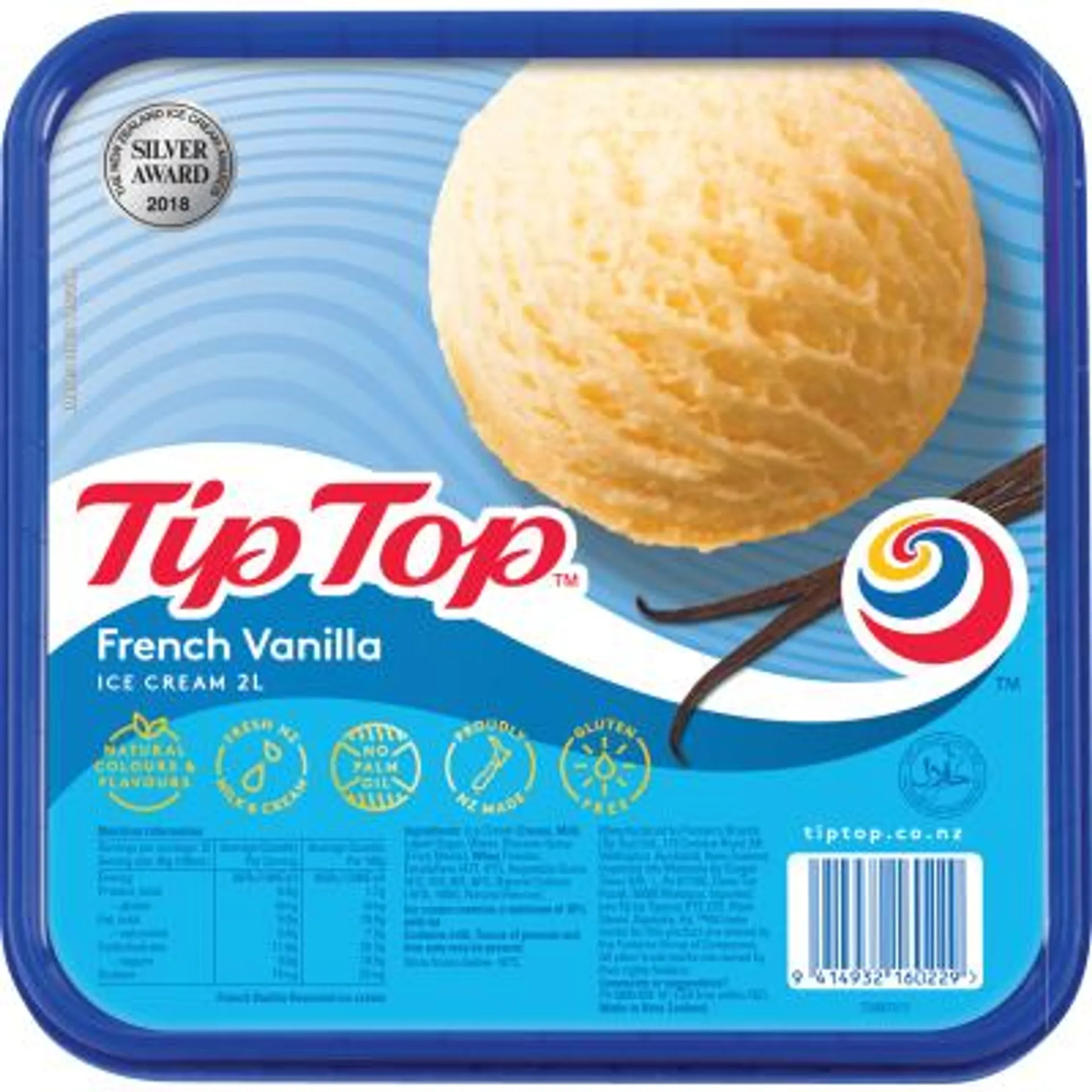 Tip Top French Vanilla Ice Cream