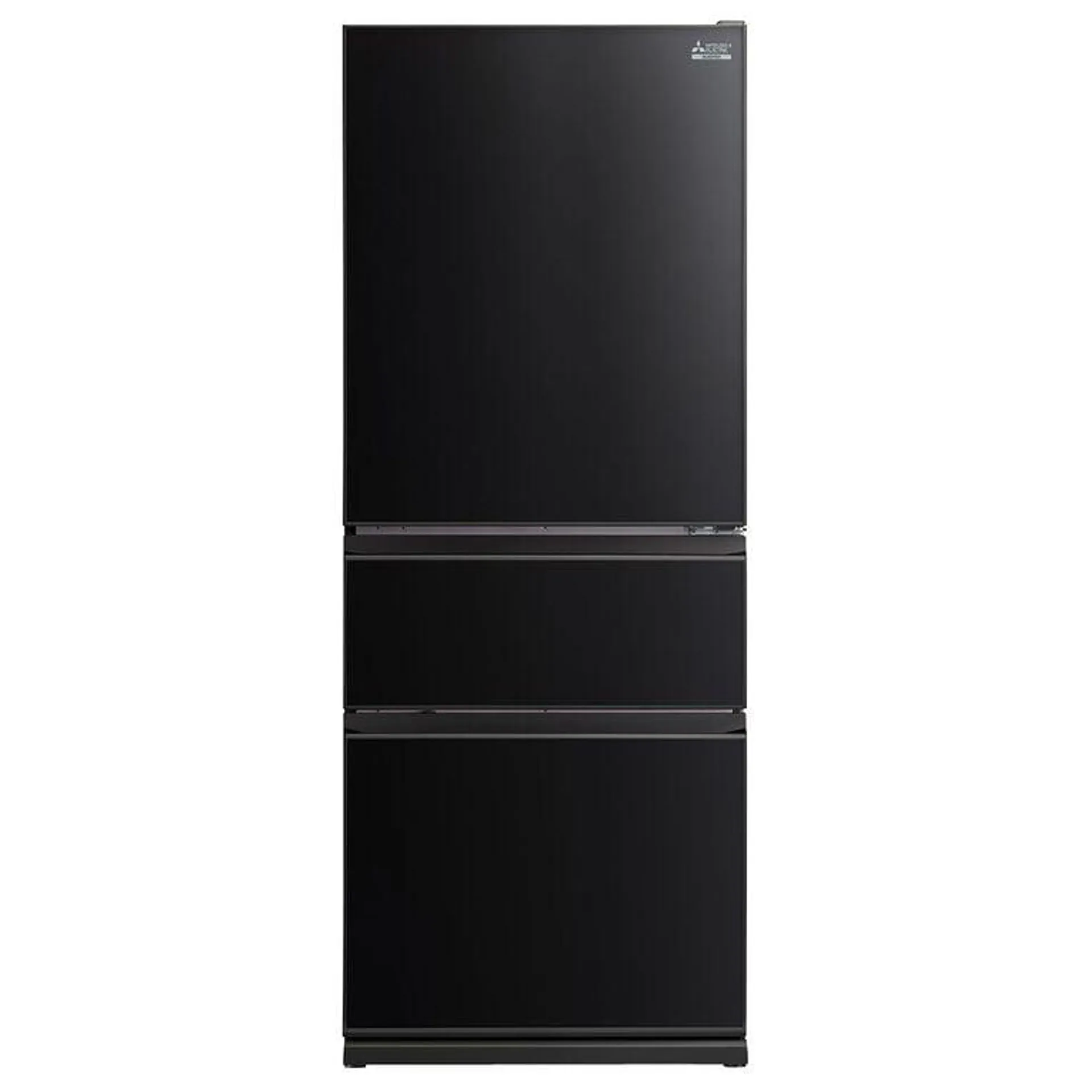 Mitsubishi Electric 450L Multi Drawer Fridge Freezer - Black Glass