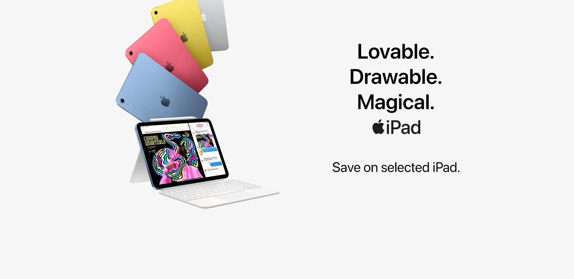 Save on selected iPad