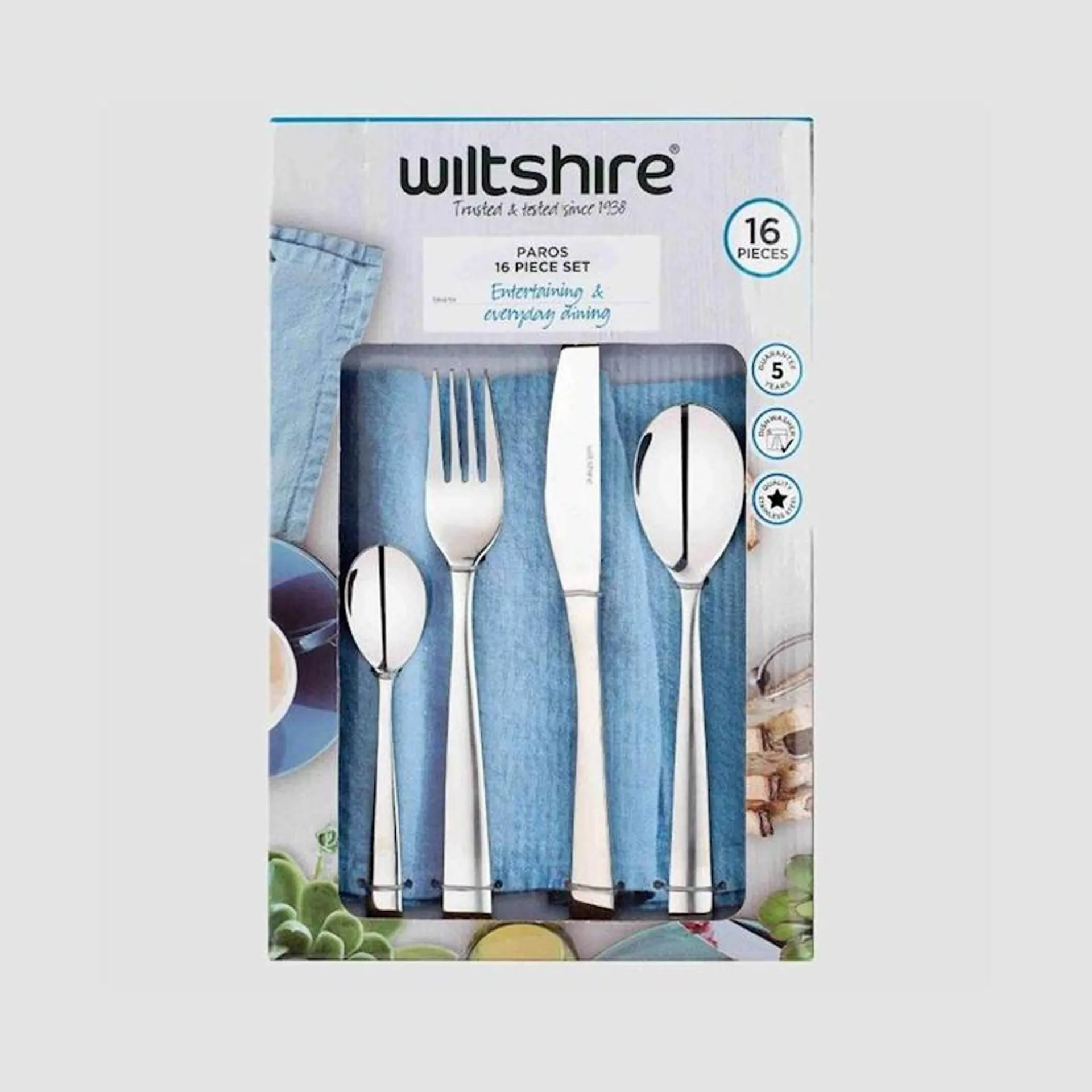 Wiltshire Paros Cutlery Set 16 Piece