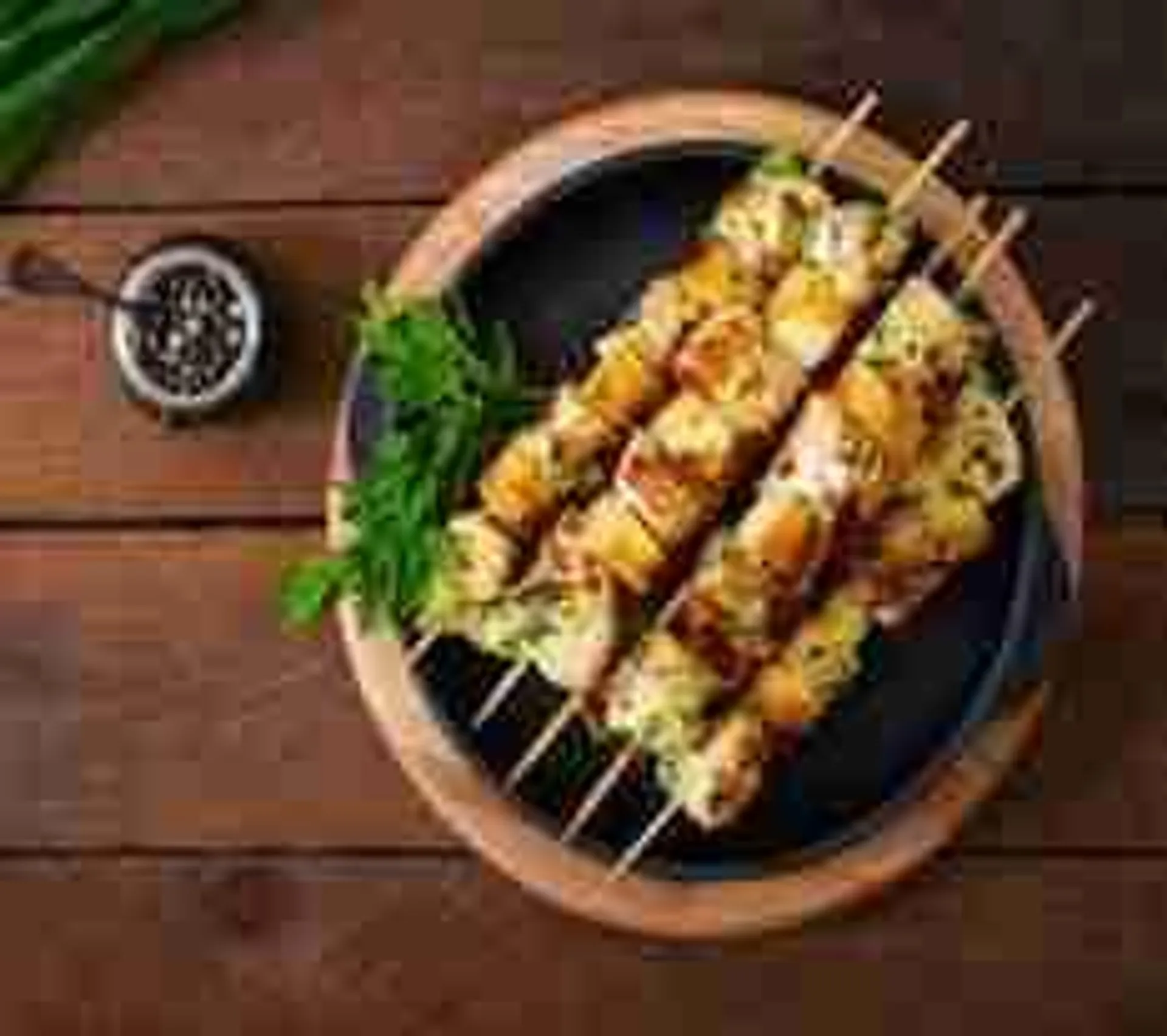 8 pack Chicken Kebabs – satay- honey soy