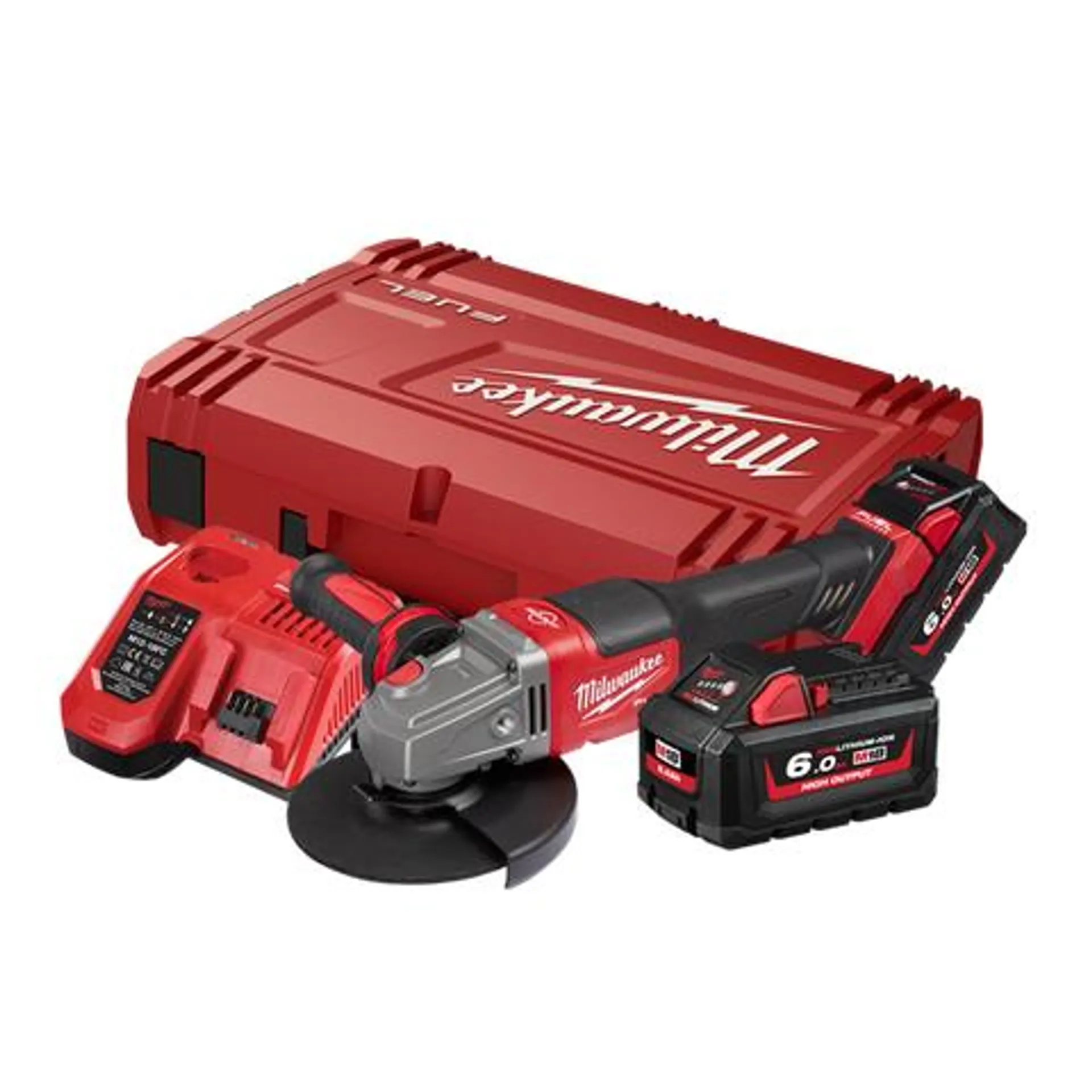 Milwaukee M18 FUEL Cordless Angle Grinder Rapid Stop 125mm 18v 6Ah