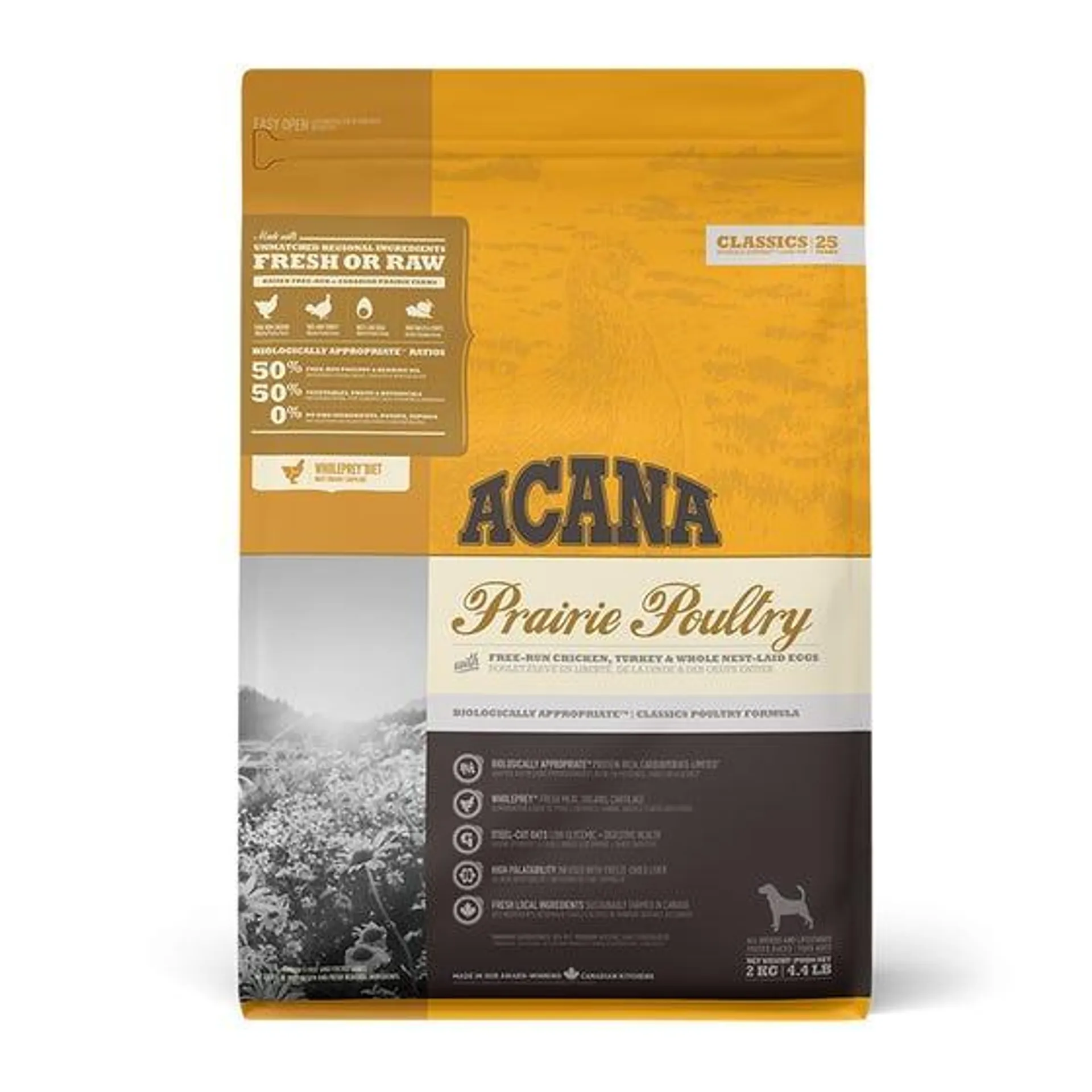 Acana Classics Prairie Poultry Dog Food 2kg