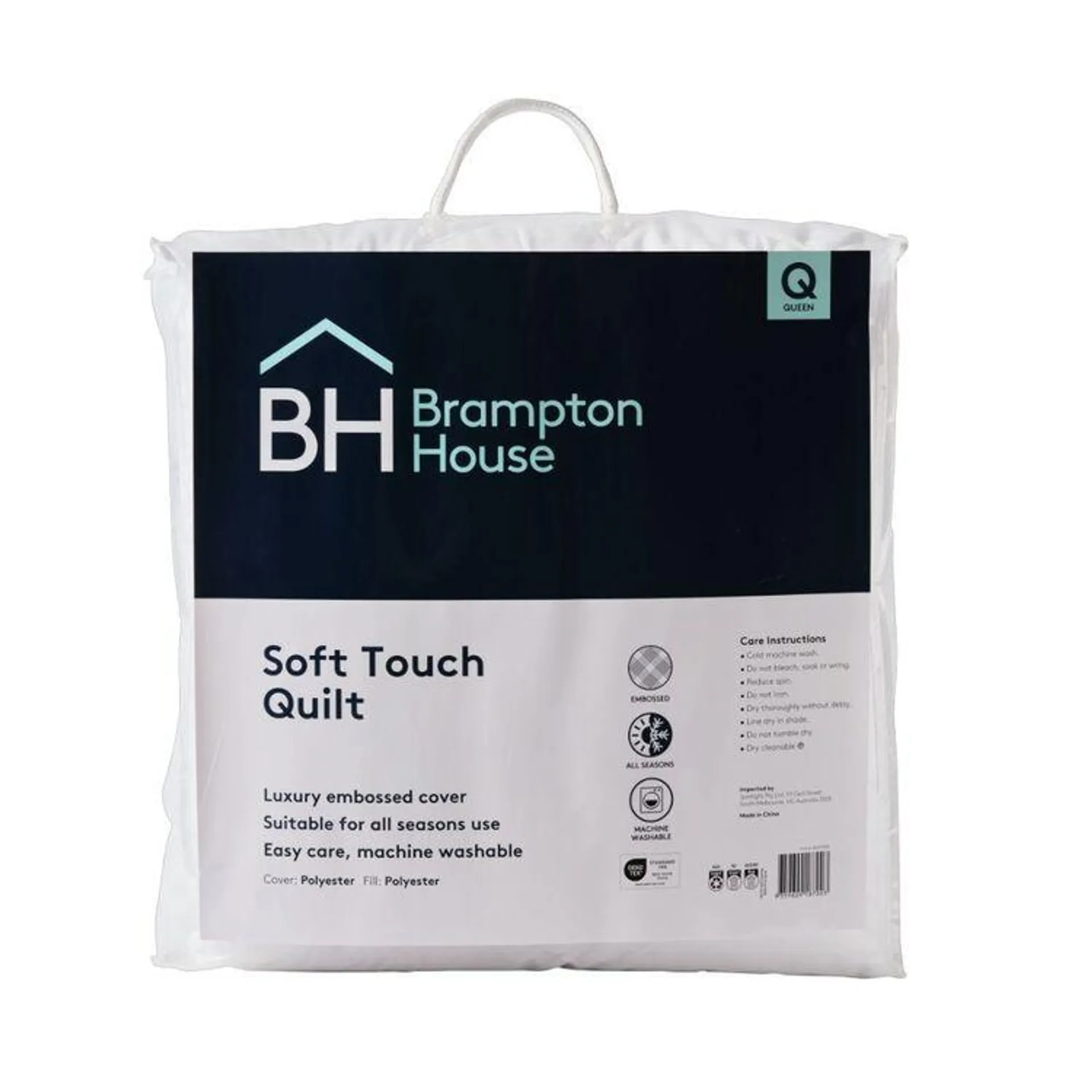 Brampton House Embossed Quilt White