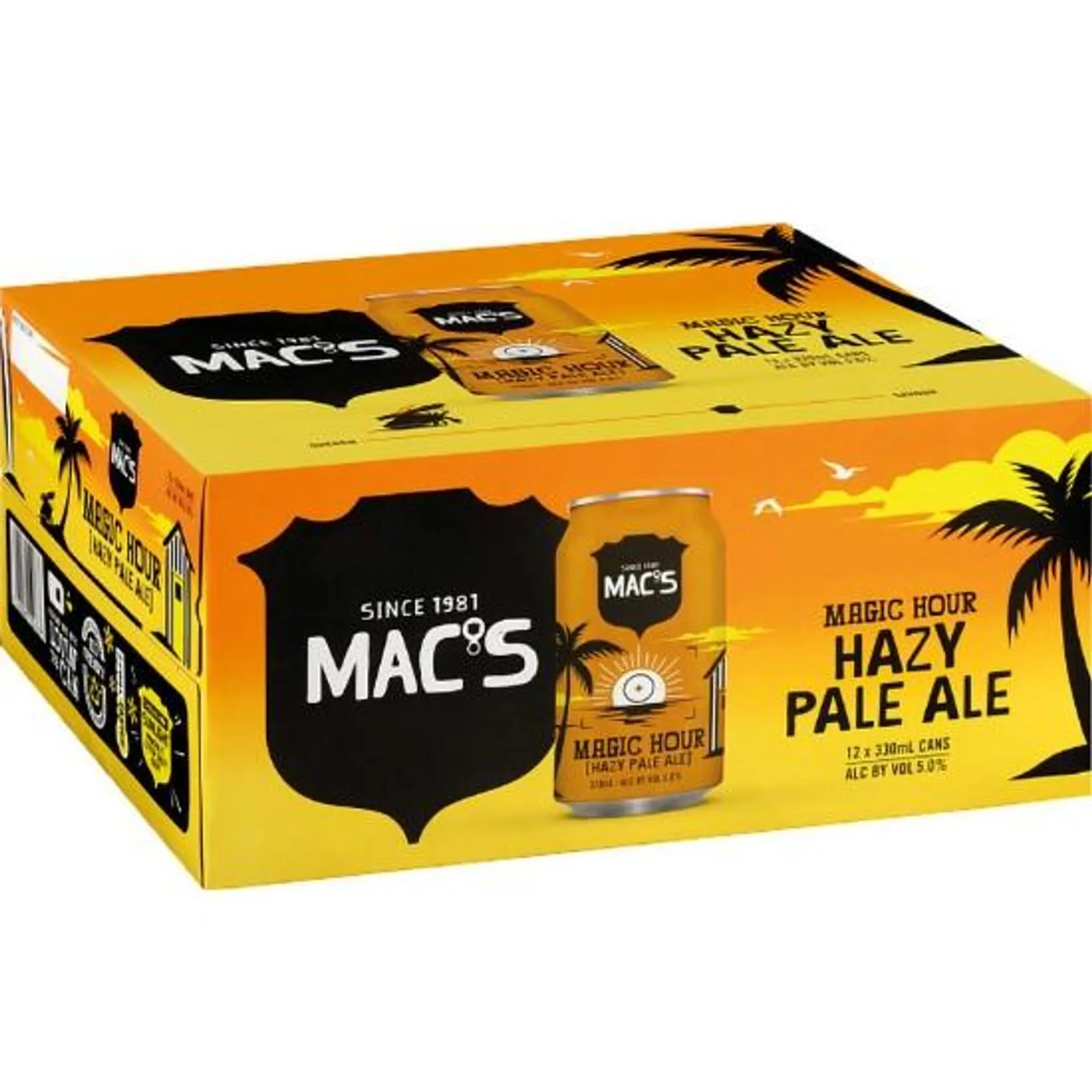 Mac's Magic Hour Hazy Pale Ale Cans 12x330ml