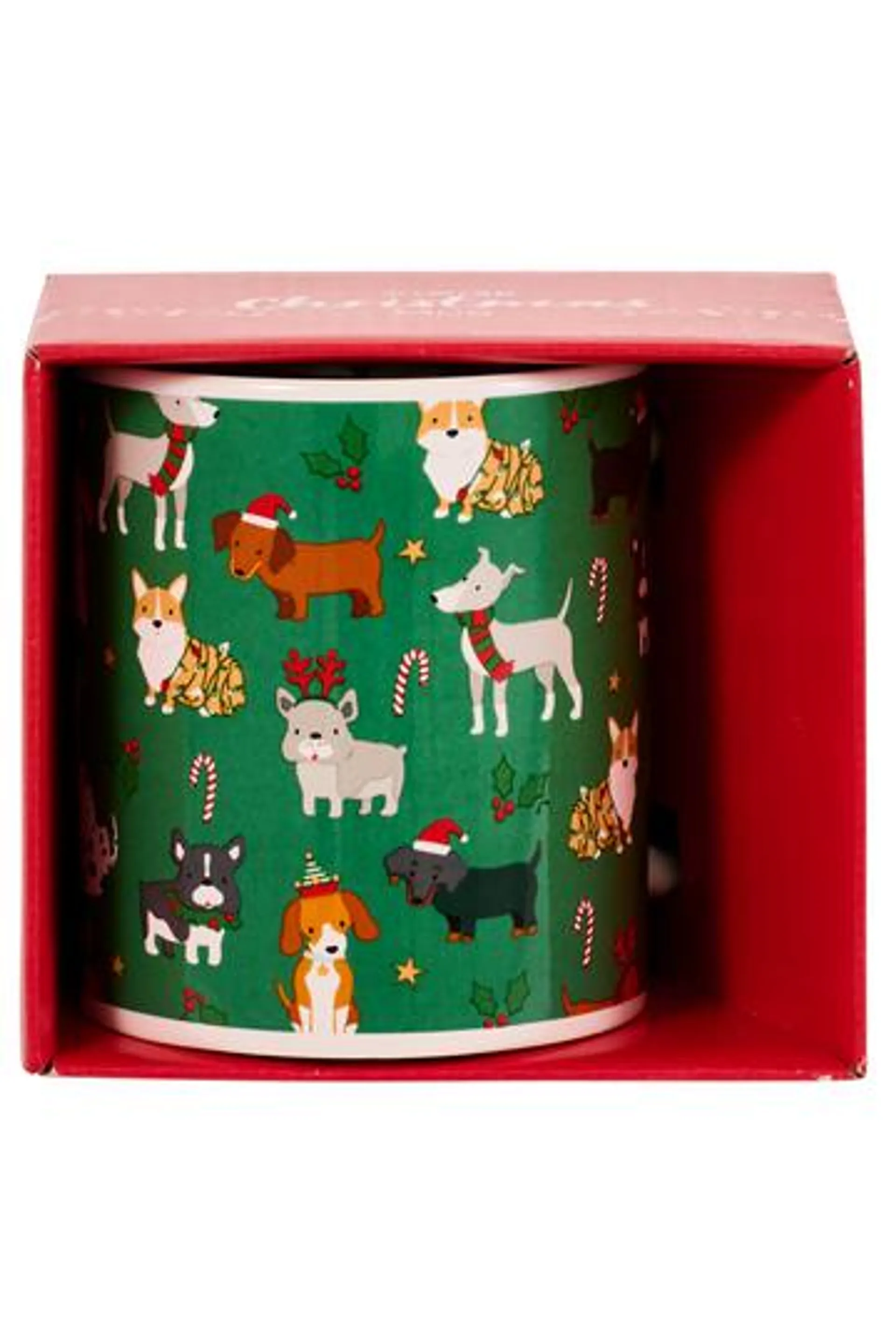 Boxed Mug Christmas Dogs