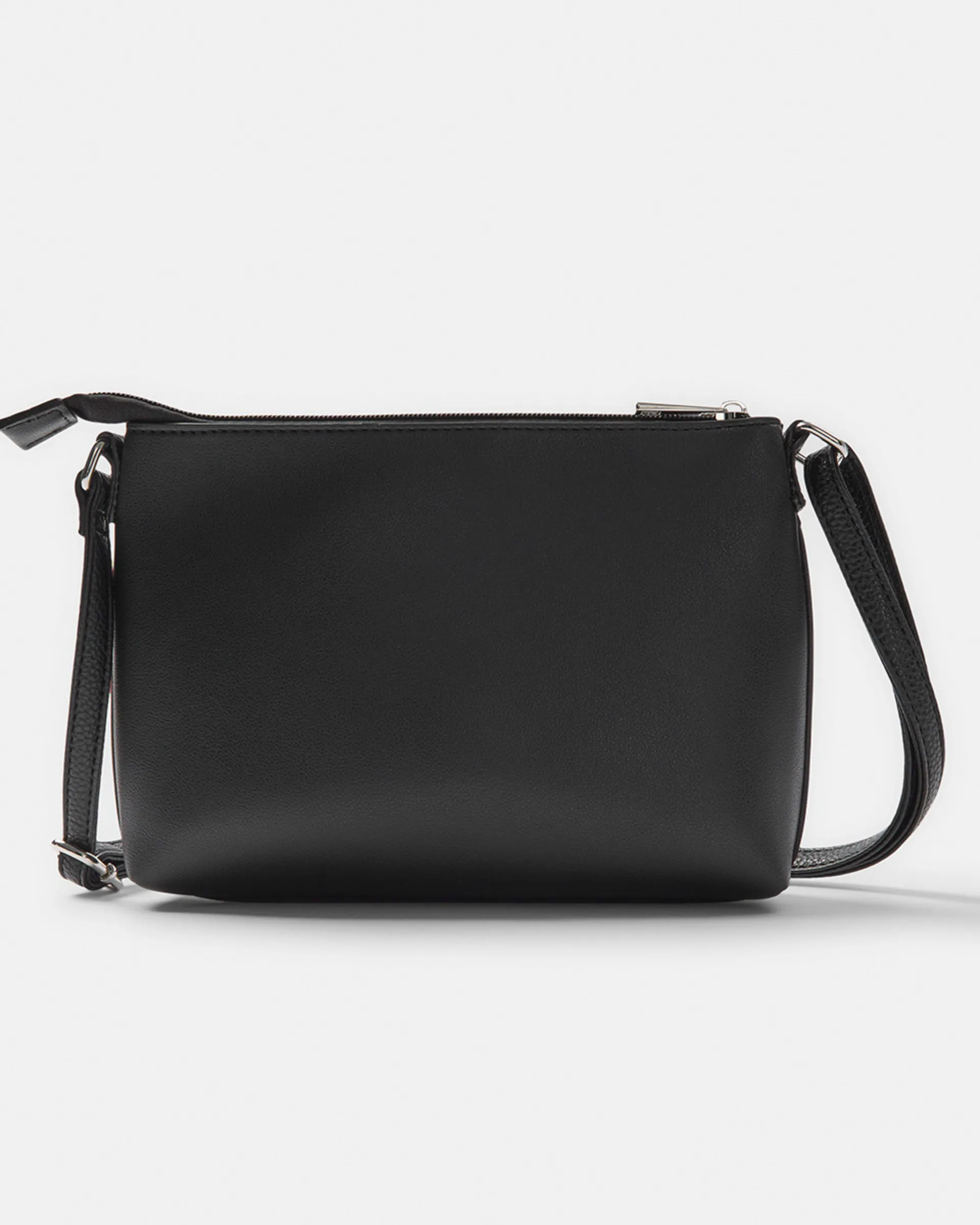 Zip Front Crossbody Bag