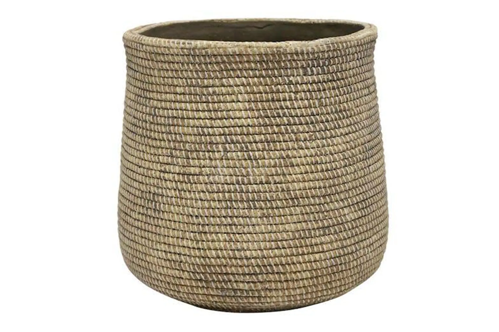 Rope Cement 24cm Planter by Stoneleigh & Roberson