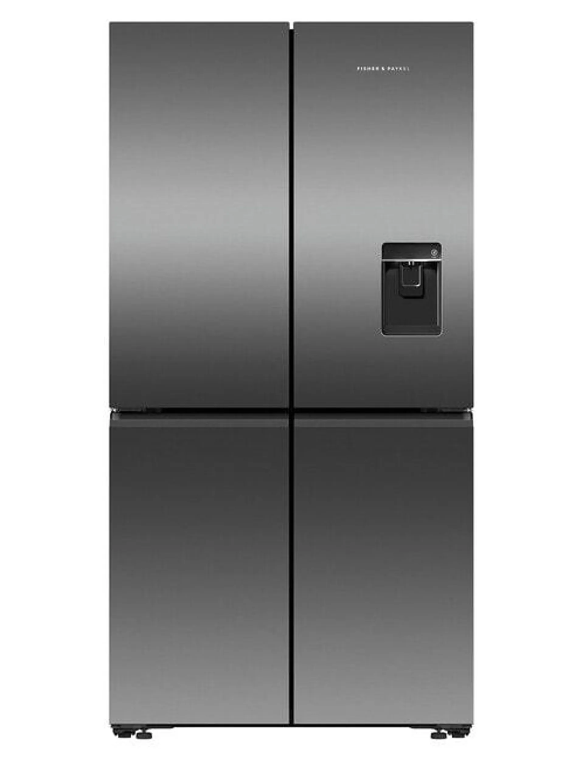 Fisher & Paykel 538L Quad Door Fridge Freezerwith Ice & Water, RF605QNUVB1