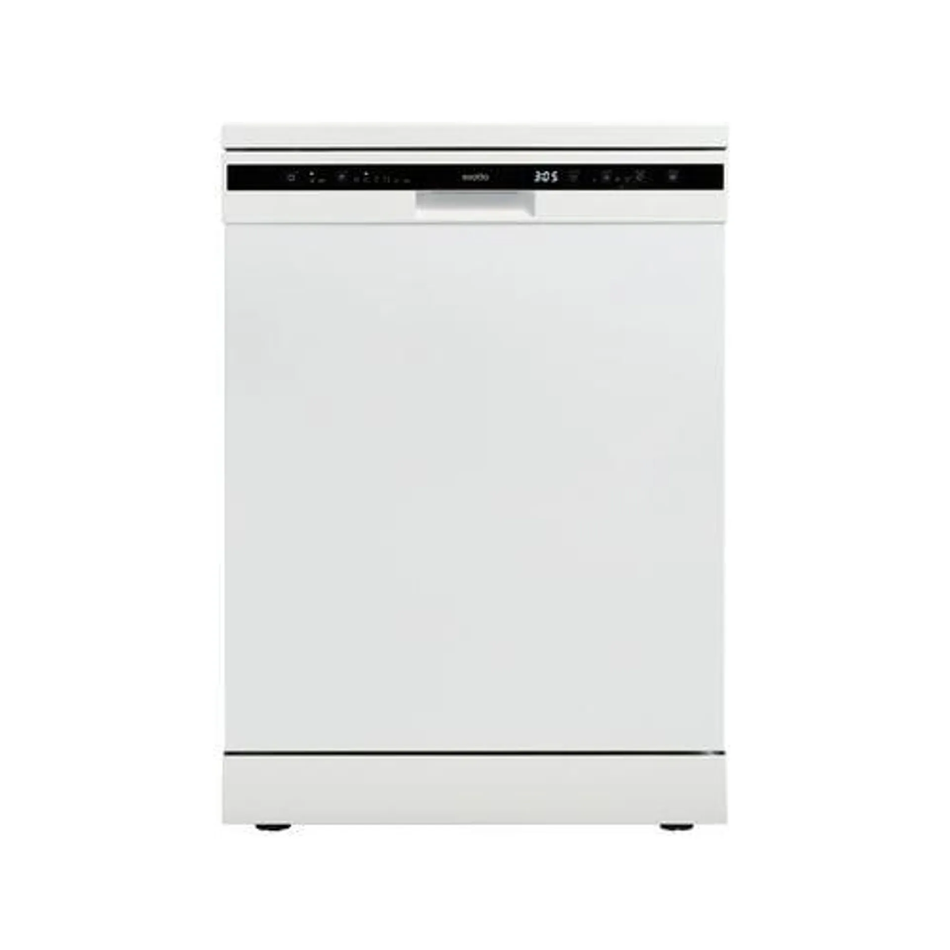 Esatto 60cm White 12 Place Setting Dishwasher WELS 4.5 Star 10.8L Per Wash