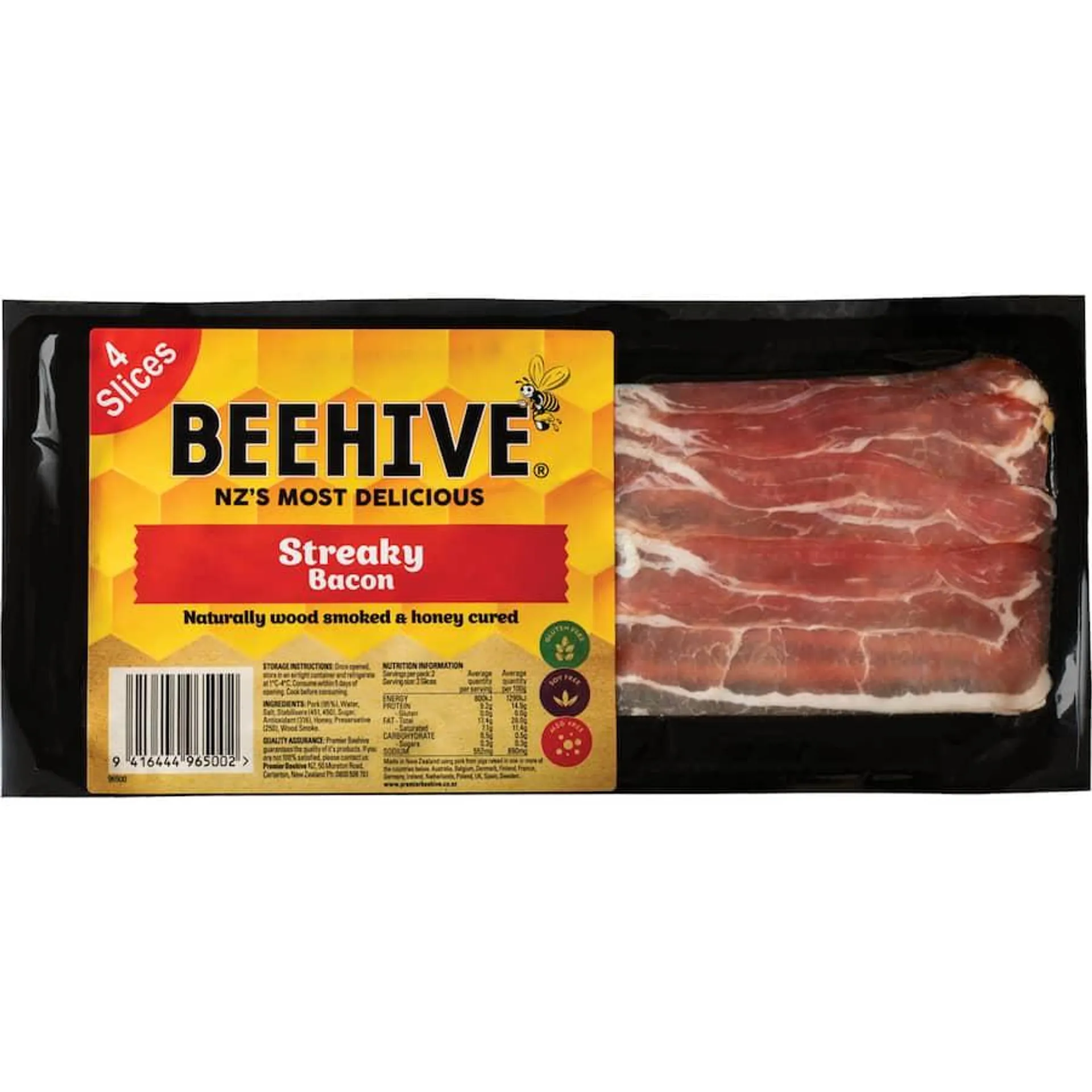 Beehive Streaky Bacon